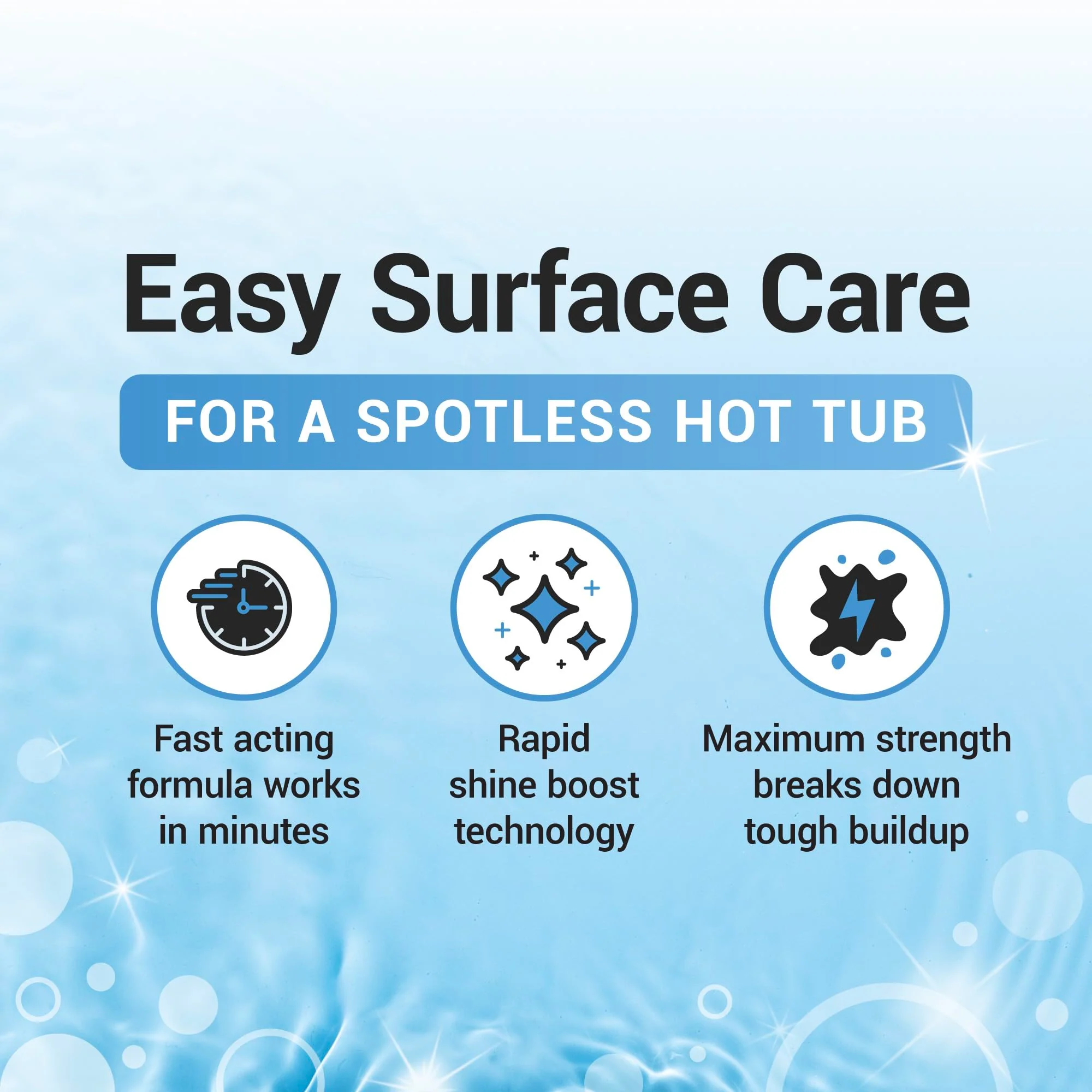 Bio Ouster Hot Tub Surface Cleaner - Hot Tub Cleaner for Inside Surface & Shell - For Standard and Inflatable Spas - Removes Dirt and Grime for a Sparkling Shine - Made in USA (16oz) - Image 4