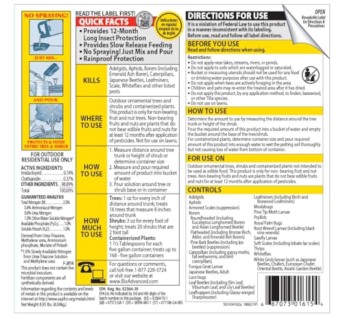 BioAdvanced 701615A 12 Month Tree and Shrub Protect and Feed Concentrate, 1-Gallon - Image 10