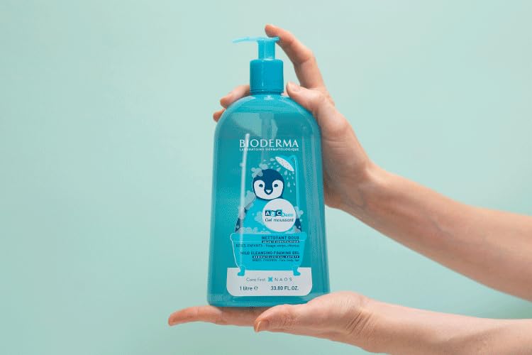 Bioderma ABCDerm Foaming Gel, Gentle Skin Cleanser and Moisturizing Body Wash for Babies and Children, 33.8 Fl Oz - Image 3