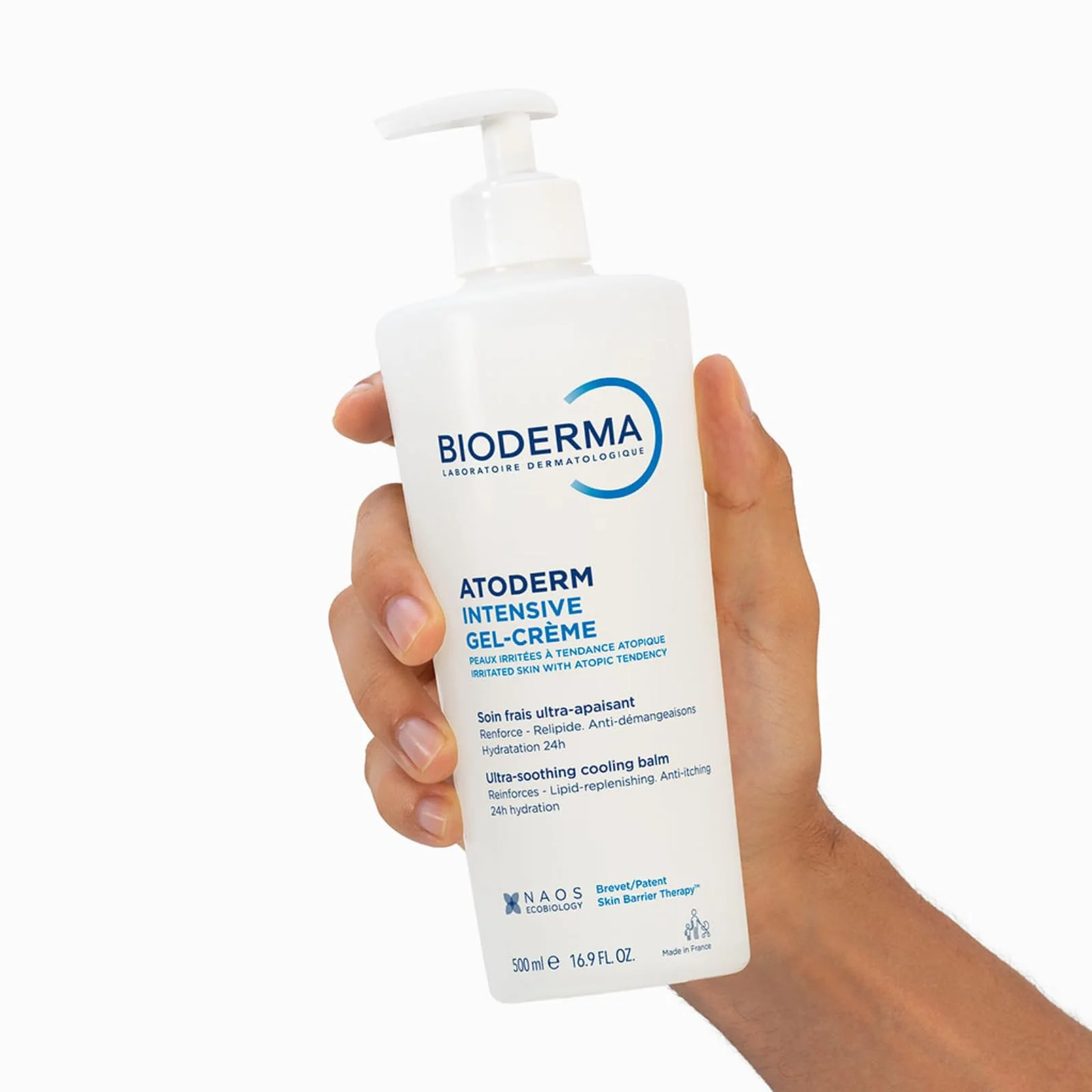 Bioderma Atoderm Intensive Gel-Cream, Soothing Body Moisturizer for Dry to Atopic Sensitive Skin, 24-Hour Hydration, 16.9 Fl Oz - Image 3