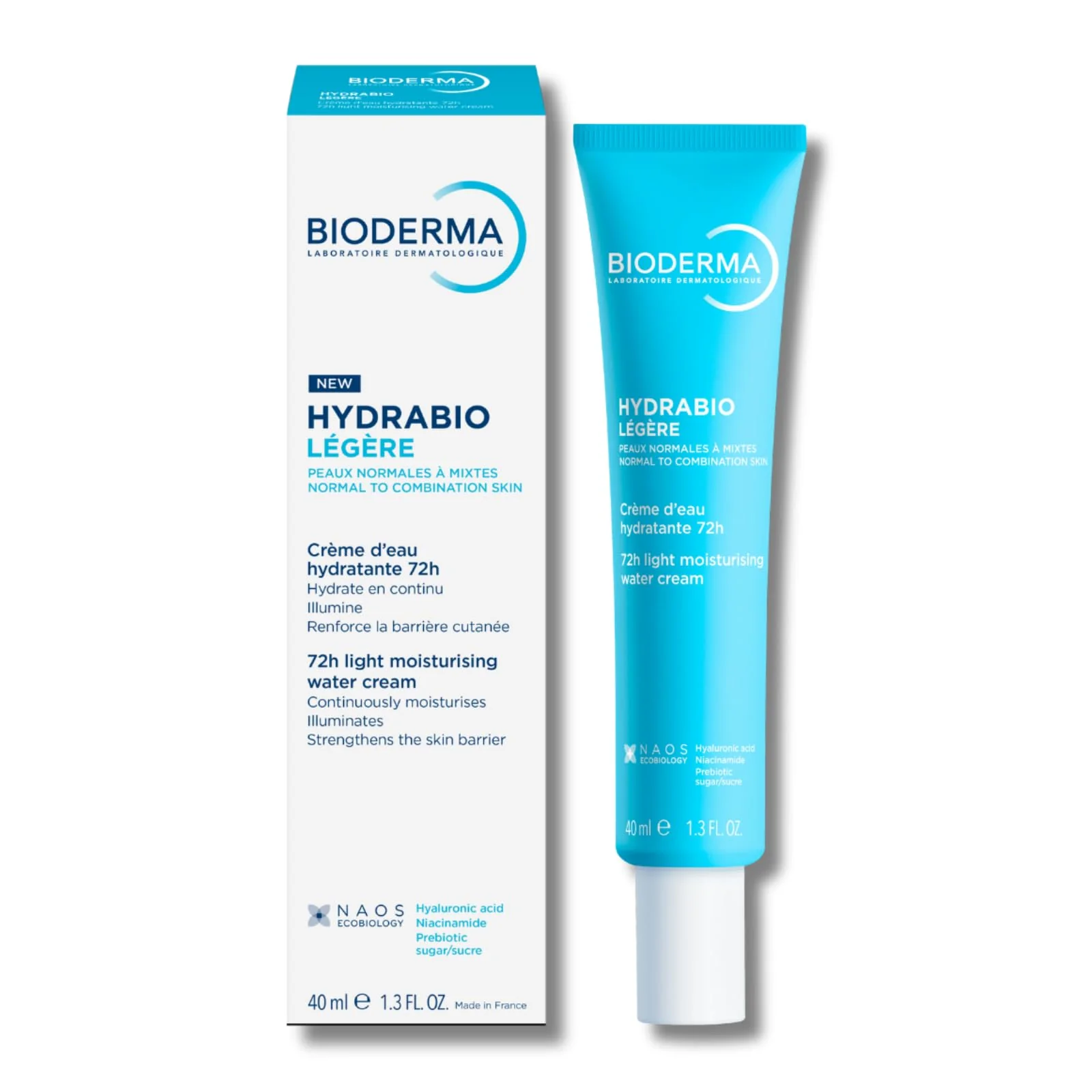 Bioderma Hydrabio Face Cream, Gel Cream Moisturizer, Provides Radiance, Lightweight Face Moisturizer for Normal to Combination Sensitive Skin, 1.33 Fl Oz (Pack of 1) - Image 4