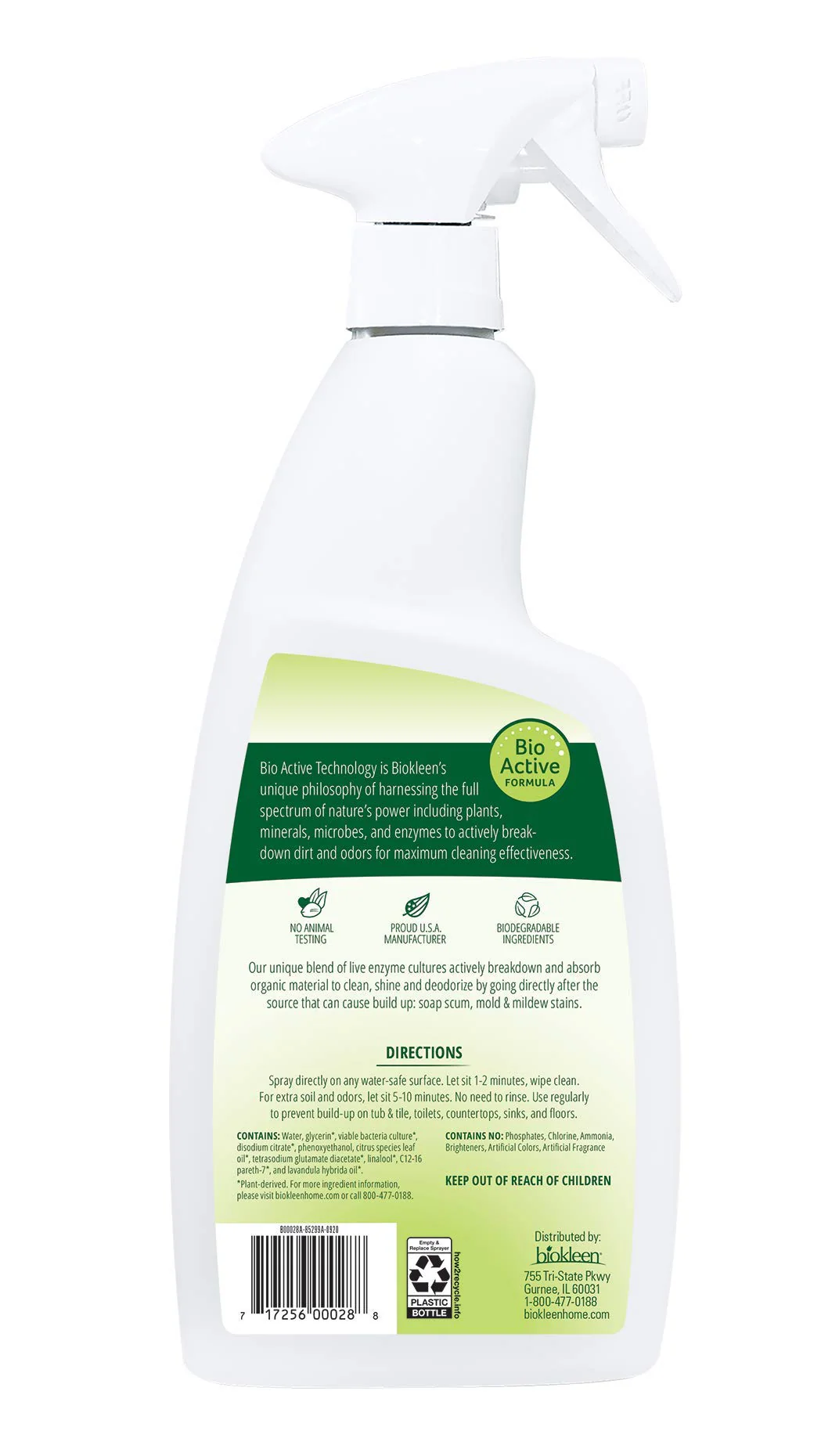 Biokleen Bac-Out Natural Bathroom Cleaner - 2 Pack - Enzyme Professional Strength, Enzymatic Cleaner for Bathroom, Eco-Friendly, Plant-Based, No Artificial Fragrance - Packaging May Vary - Image 9