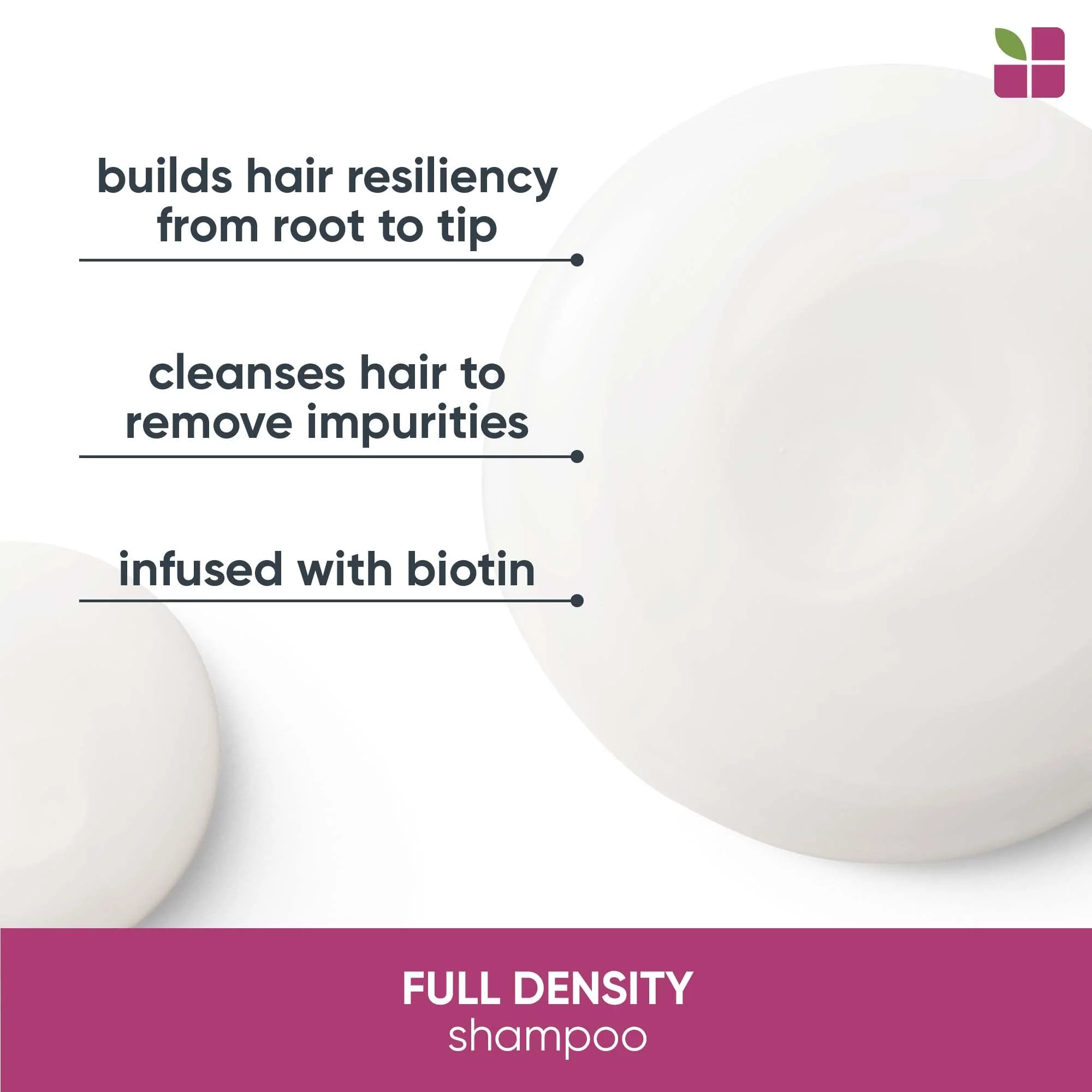 Biolage Full Density Thickening Shampoo | For Fuller & Thicker Hair | With Biotin | For Thin & Fine Hair | Paraben & Silicone Free | Vegan | 13.5 Fl. Oz - Image 5