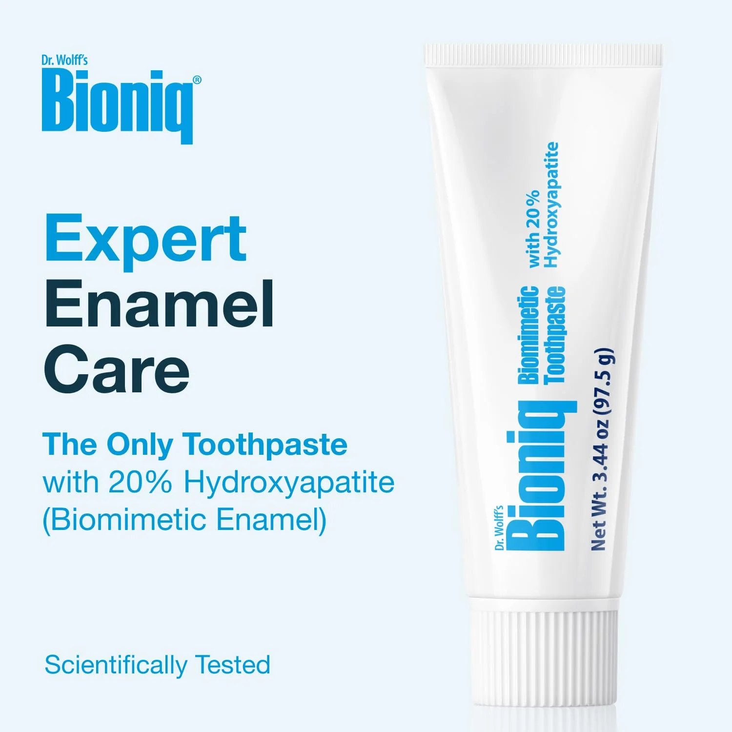 Bioniq Classic - 20% Hydroxyapatite Toothpaste, bioHAP and Fluoride Free Daily Use, Clinically Tested - Our Expert Enamel Care, Mint Flavor - 3 x 3.44 Oz - Image 7