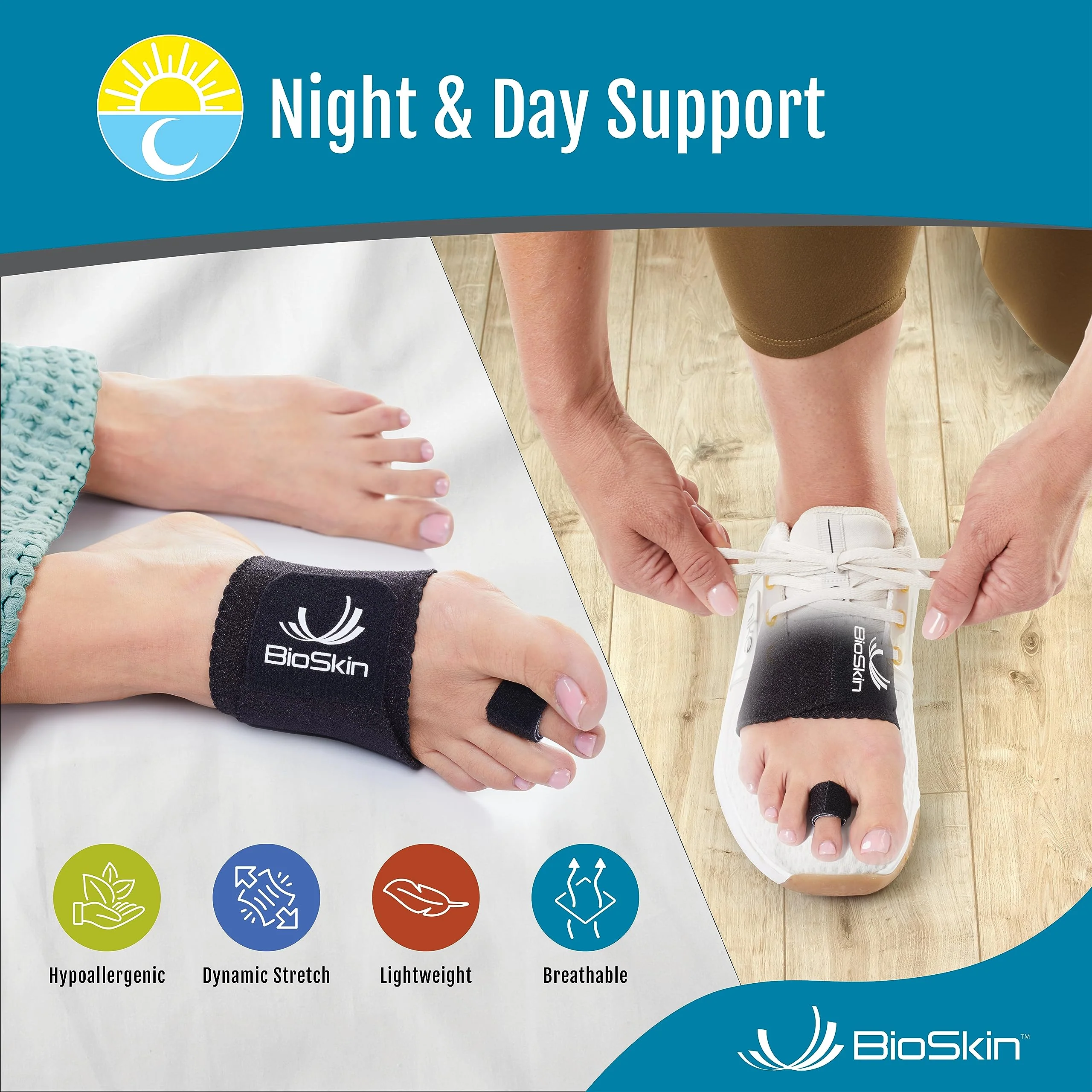 BIOSKIN Weil Osteotomy Strap - Hammer Toe Corrector - Hypoallergenic Support - Image 4