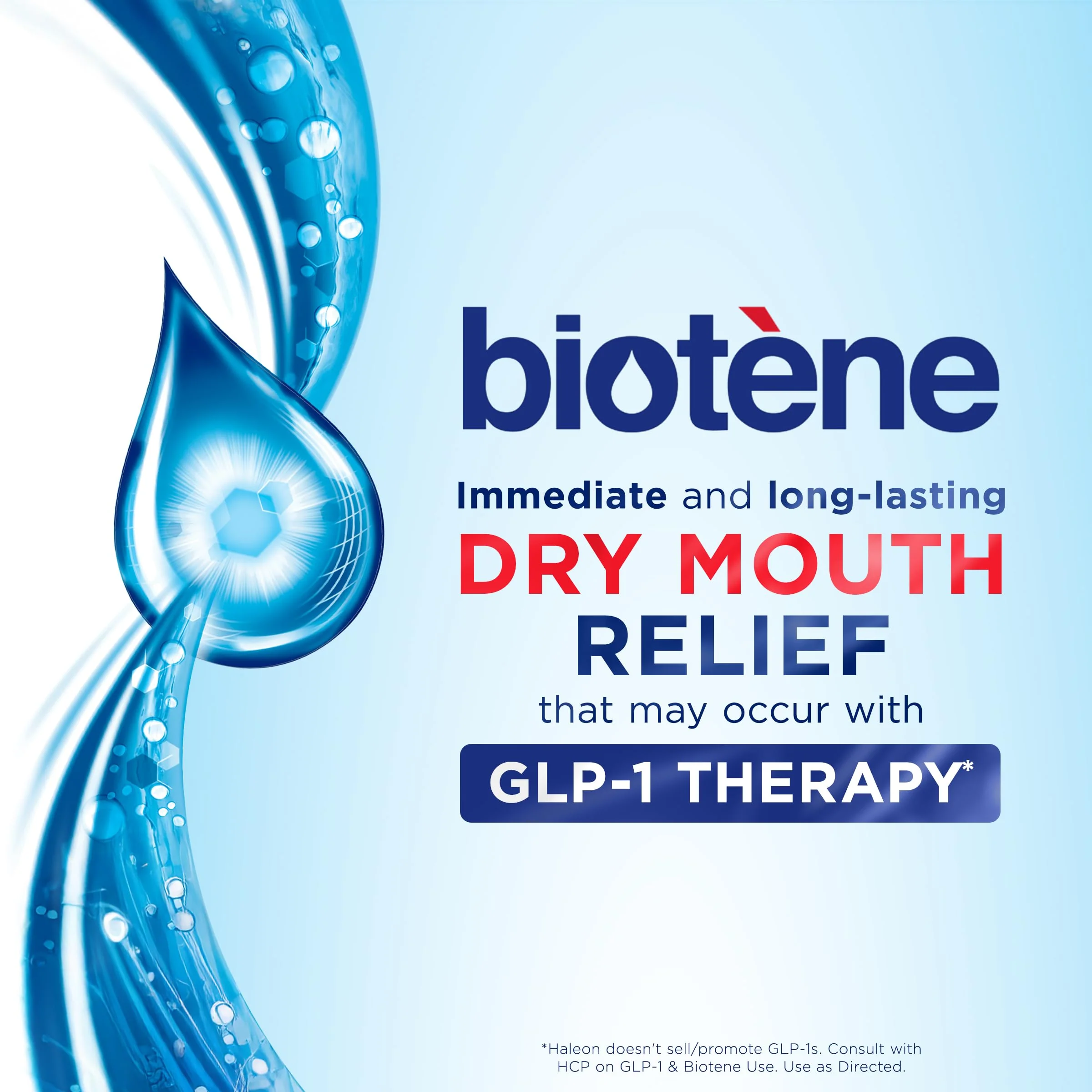 Biotene Oral Rinse Mouthwash for Dry Mouth, Breath Freshener and Dry Mouth Treatment, Fresh Mint - 33.8 fl oz - Image 4
