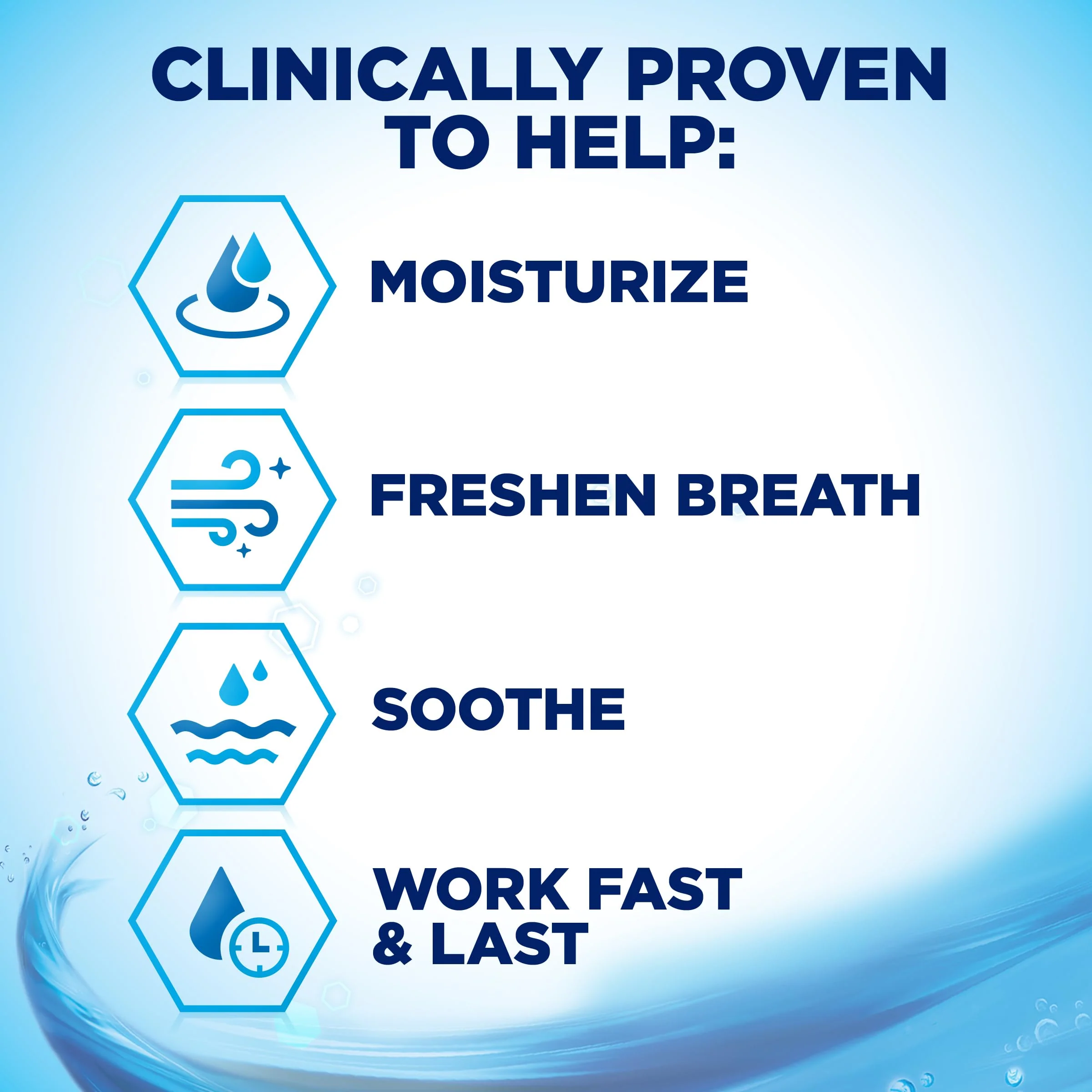 Biotene Oral Rinse Mouthwash for Dry Mouth, Breath Freshener and Dry Mouth Treatment, Fresh Mint - 33.8 fl oz - Image 6