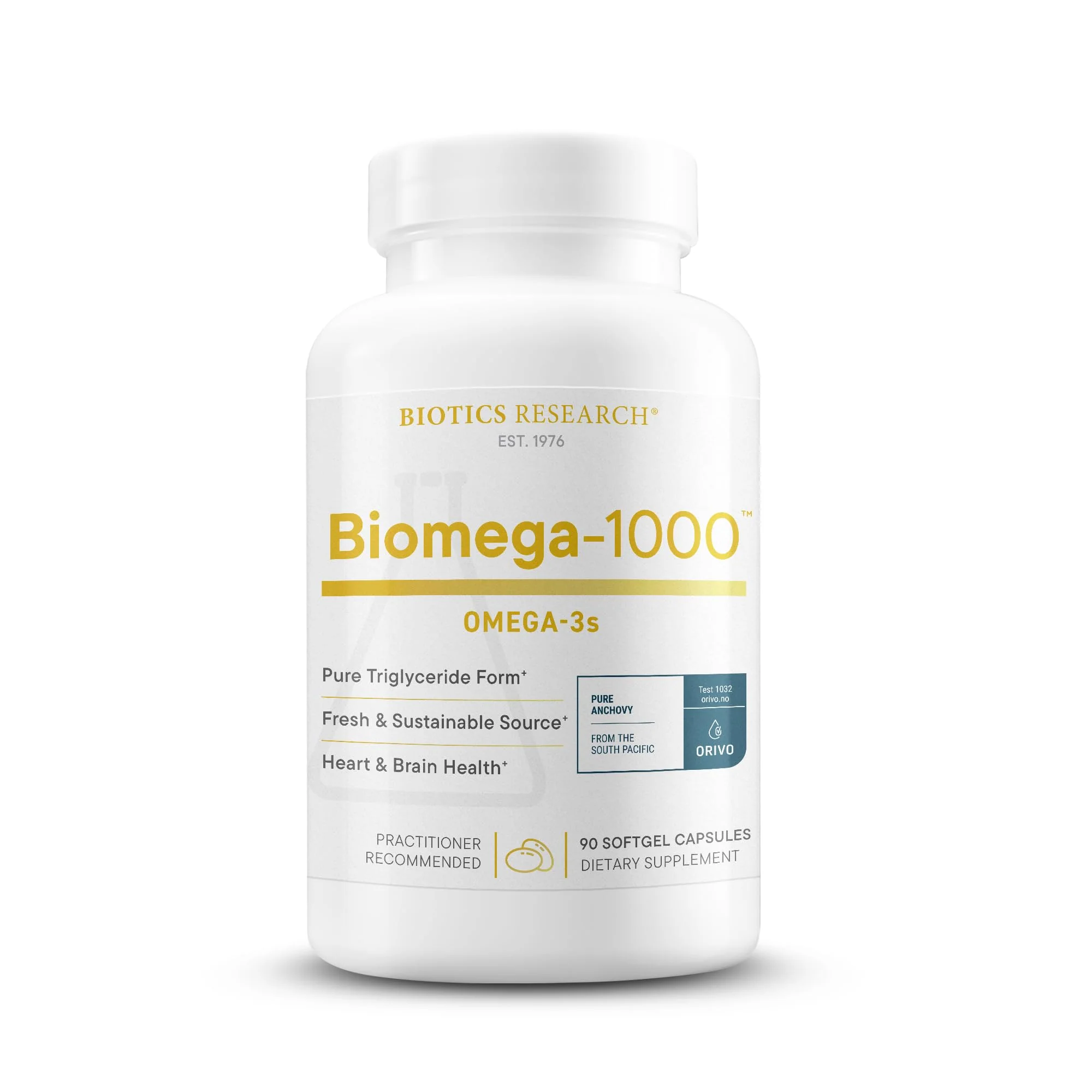Biotics Research Biomega-1000™ Omega 3 Fish Oil With EPA 529mg / DHA 353mg– Omega-3 Fatty Acids 1000 mg- Highly Concentrated Fish Oil 90 Days Servings–Supports Immune, Brain & Heart Health–90 Softgels - Image 2