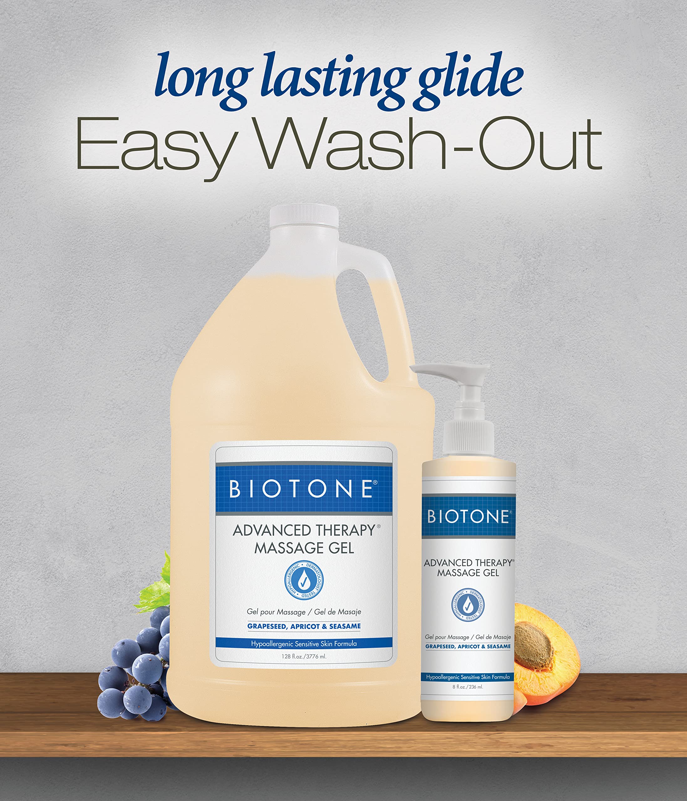 BIOTONE Advanced Therapy Massage Gel, Smooth, Silky Glide Without the Oil Feel, Ideal Workability, Nut-Oil Free, Hypoallergenic - Image 4