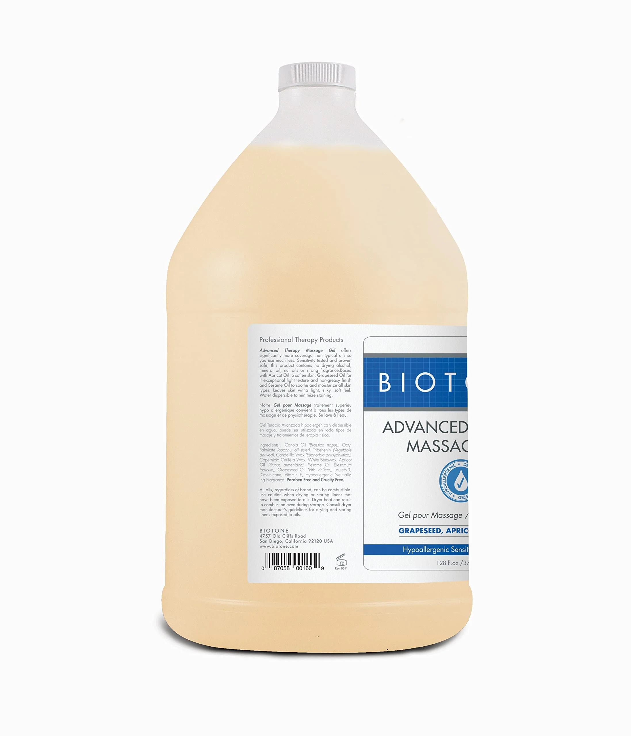 BIOTONE Advanced Therapy Massage Gel, Smooth, Silky Glide Without the Oil Feel, Ideal Workability, Nut-Oil Free, Hypoallergenic - Image 5