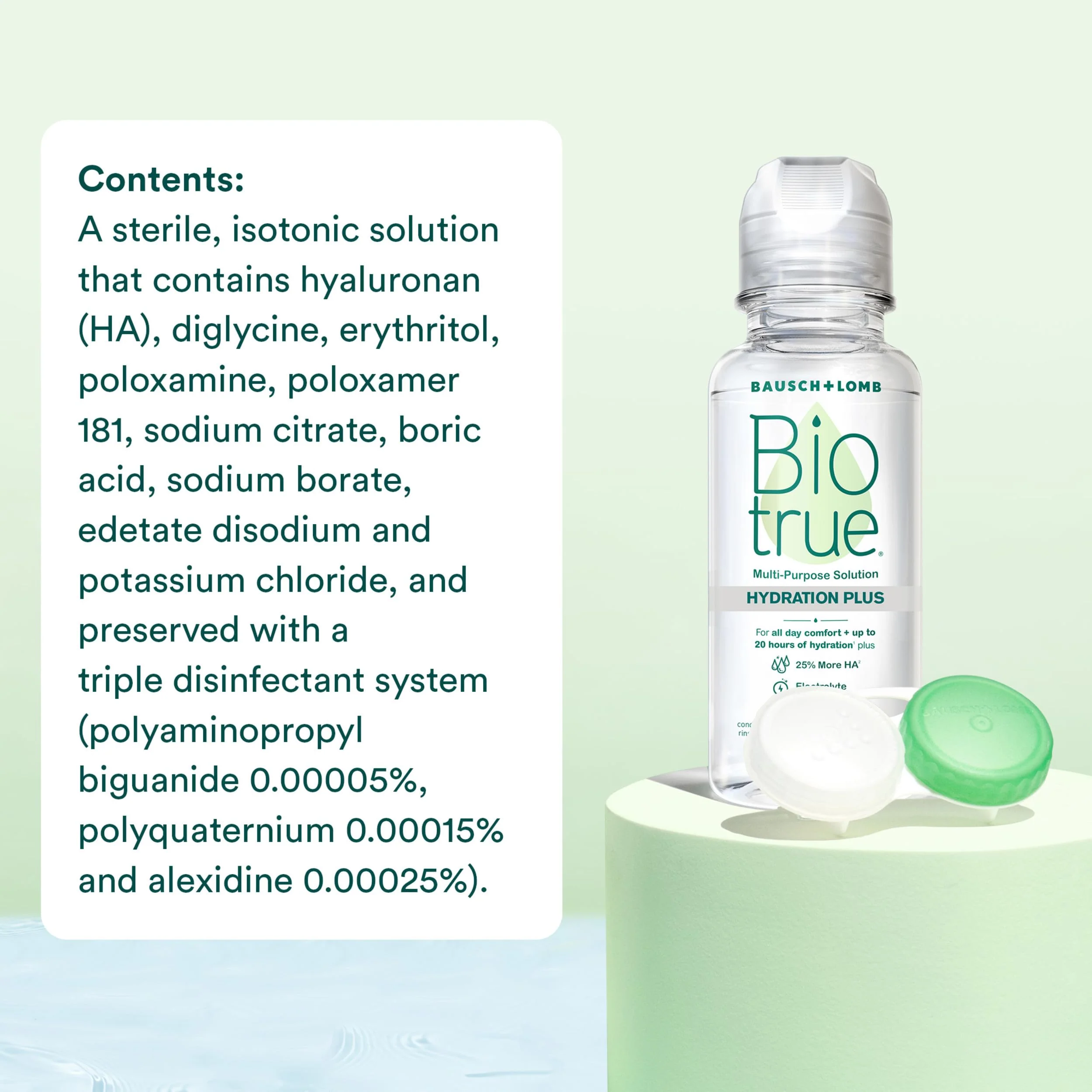 Biotrue Contact Lens Solution, Multi-Purpose Solution for Soft Contact Lenses, Lens Case Included, 2 FL OZ Travel Size - Image 7