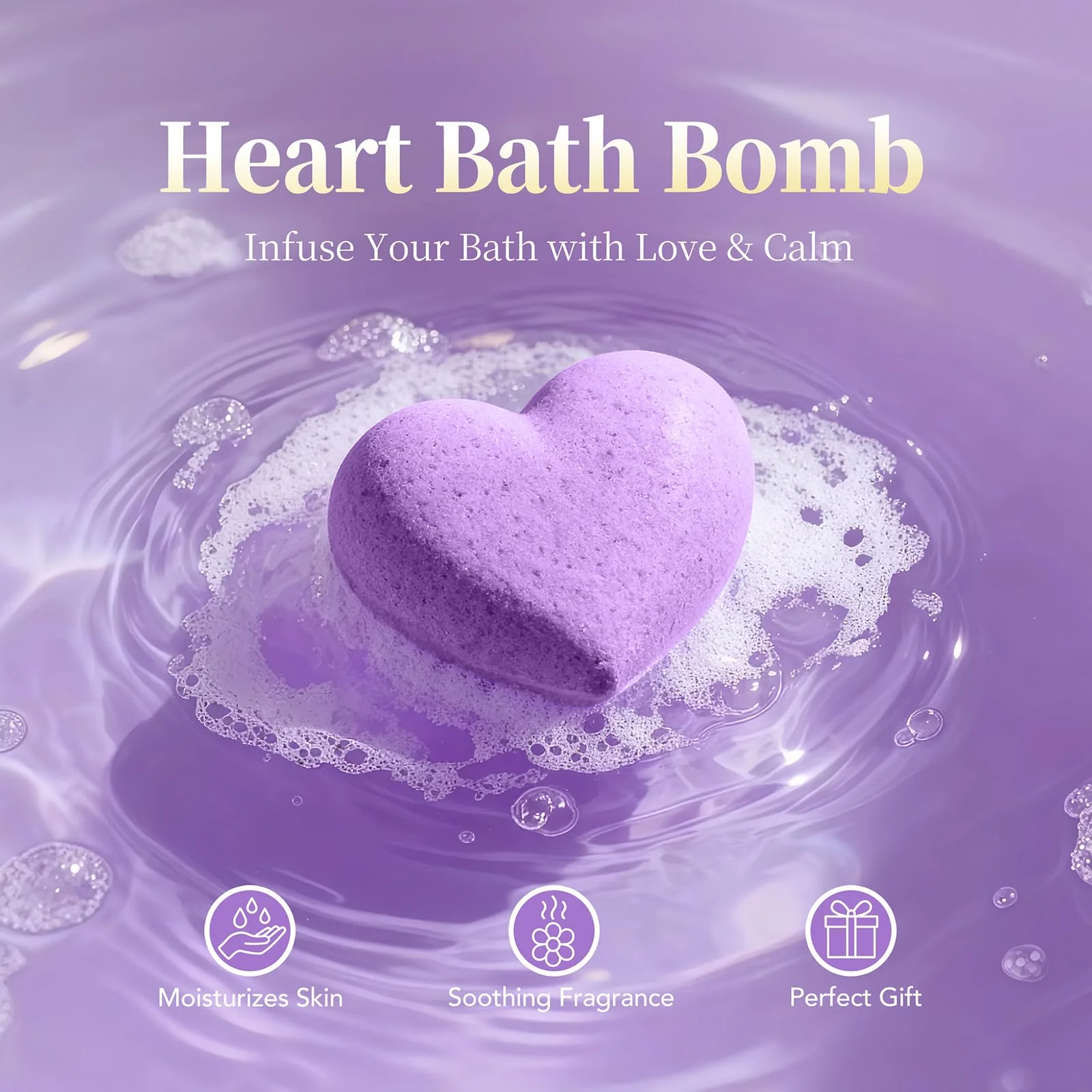 Birthday Gift for Women - Luxury Spa Self Care Kit for Her - Perfect Birthday Gifts for Wife Mom Girlfriend Sister - Relaxing Spa Experience with Blanket Candle Bath Bomb Tumbler - Purple Gift Box - Image 4