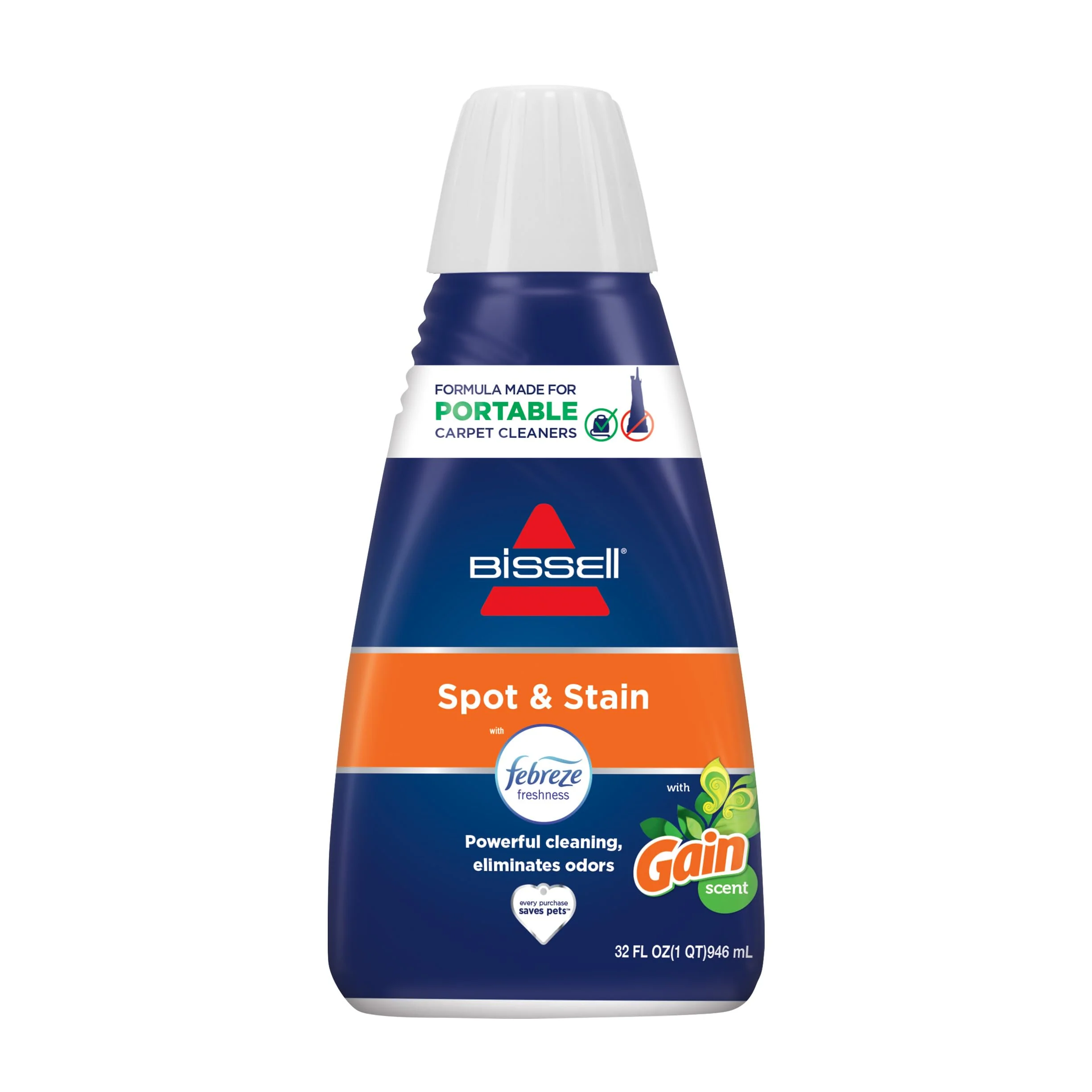 Bissell® Spot & Stain with Febreze + Gain Original Scent Formula for Little Green Devices,Portable Carpet Cleaners (3968),(Pack of 2) - Image 5