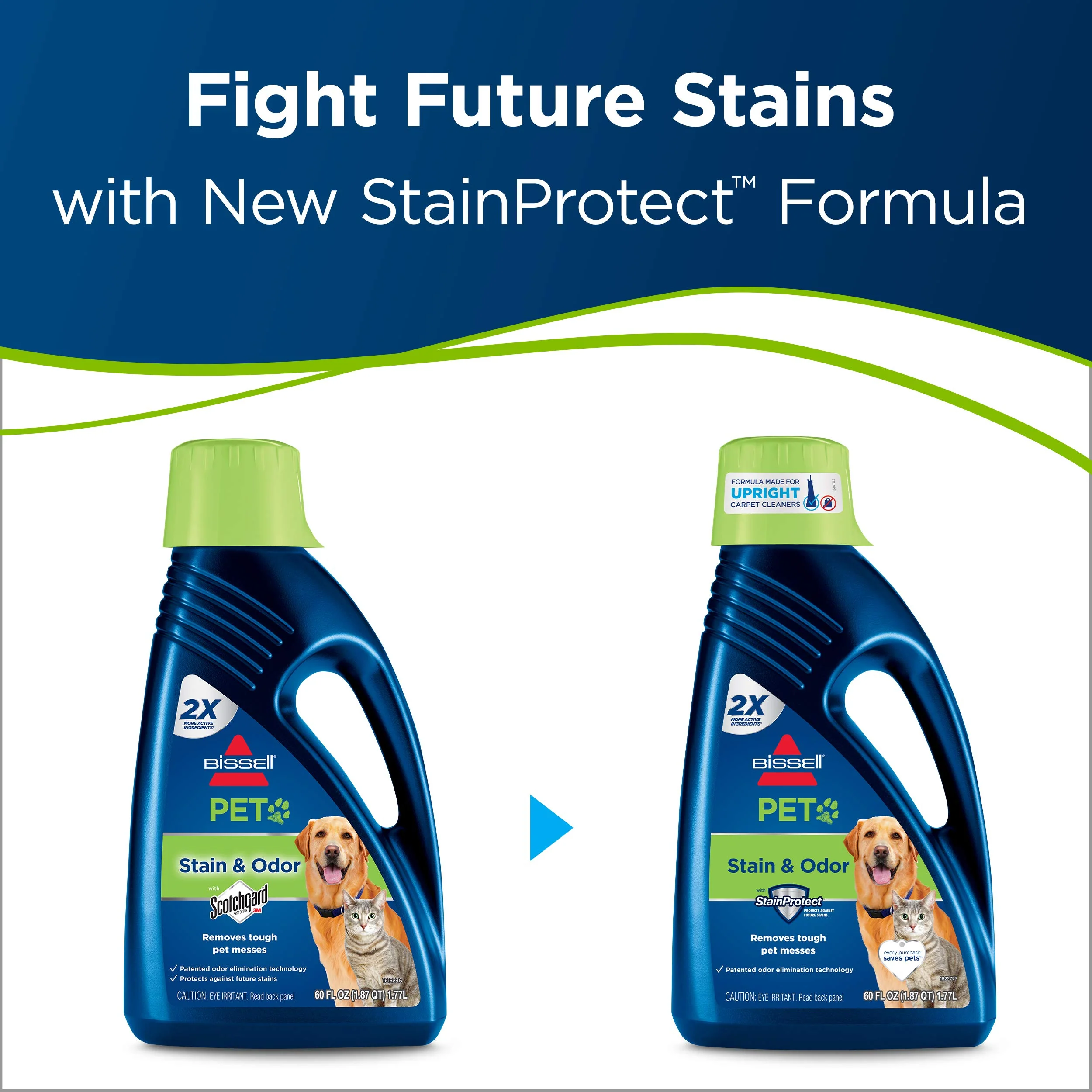 BISSELL 2X Pet Stain & Odor Full Size Machine Formula, 60 ounces, 99K52 - Image 2