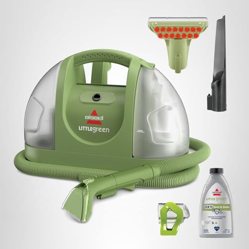 BISSELL Little Green Multi-Purpose Portable Carpet and Upholstery Cleaner, Car and Auto Detailer, with Exclusive Specialty Tools, Green, 1400B - Image 2