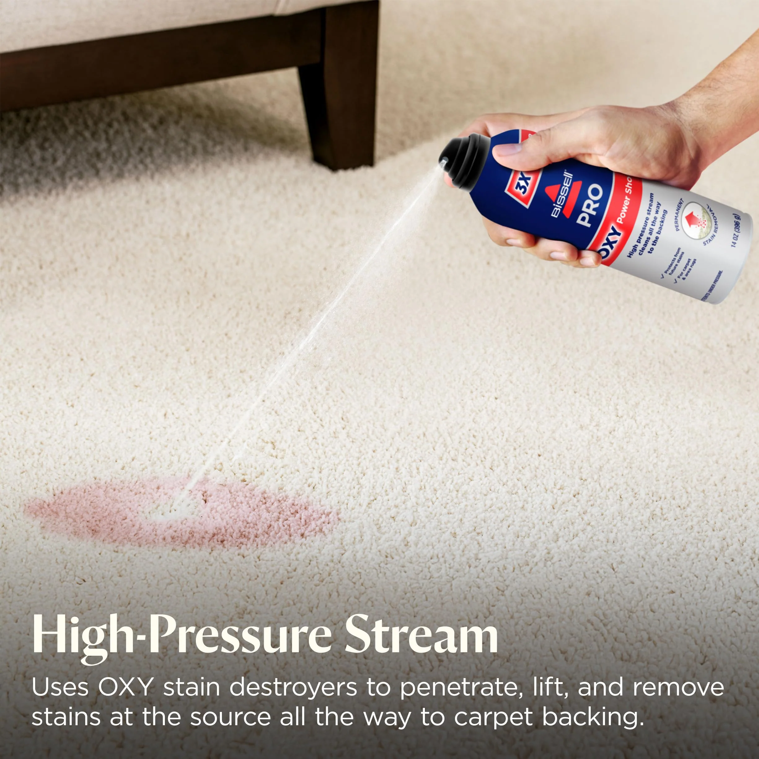 Bissell Professional Power Shot Oxy Carpet Spot & Stain Remover, 14 oz (Pack of 2), 95C9L - Image 5