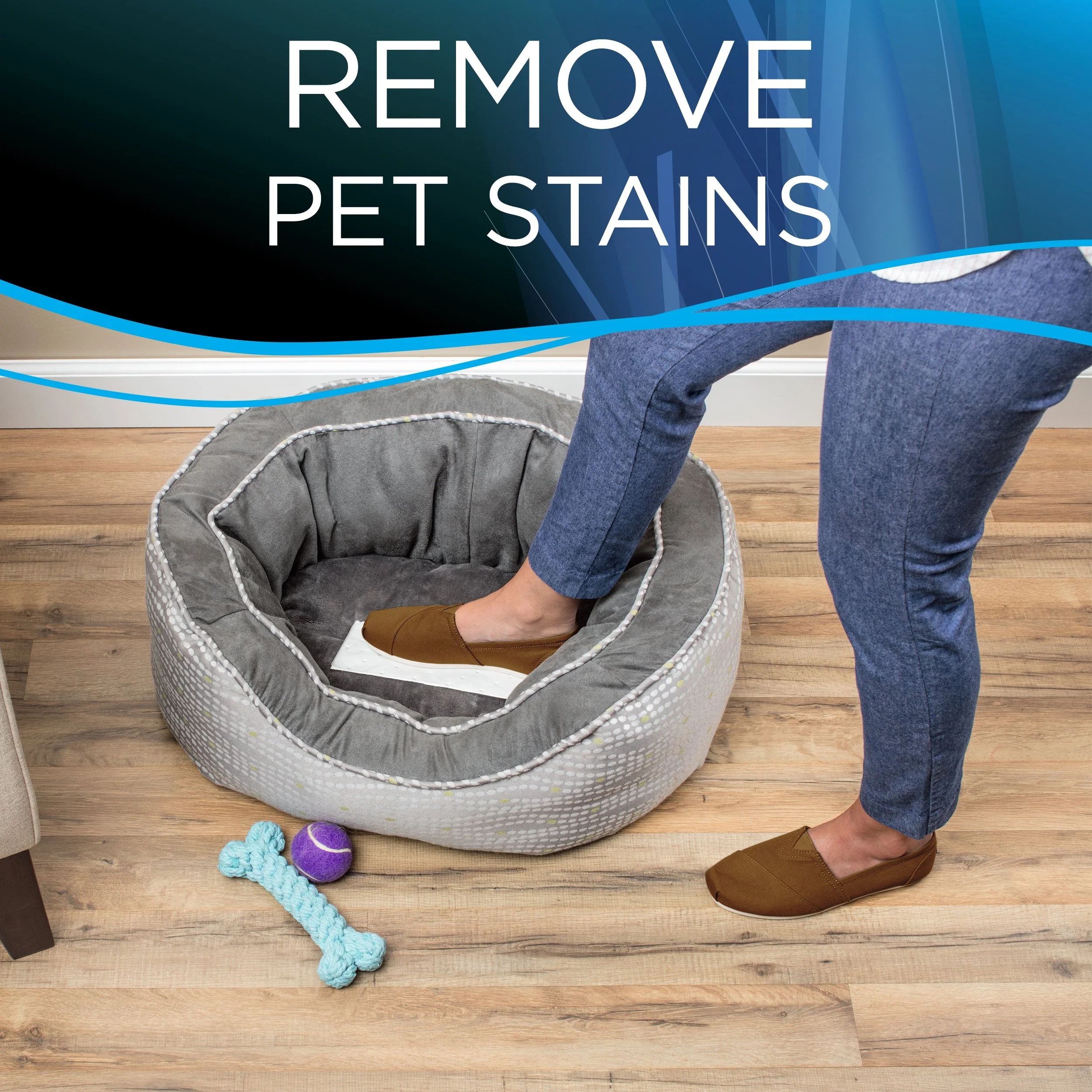 Bissell Stomp 'N Go Pet Lifting Pads + Oxy for Stain Removal on Carpet & Area Rug Cleaning, 20 Pack - Image 3