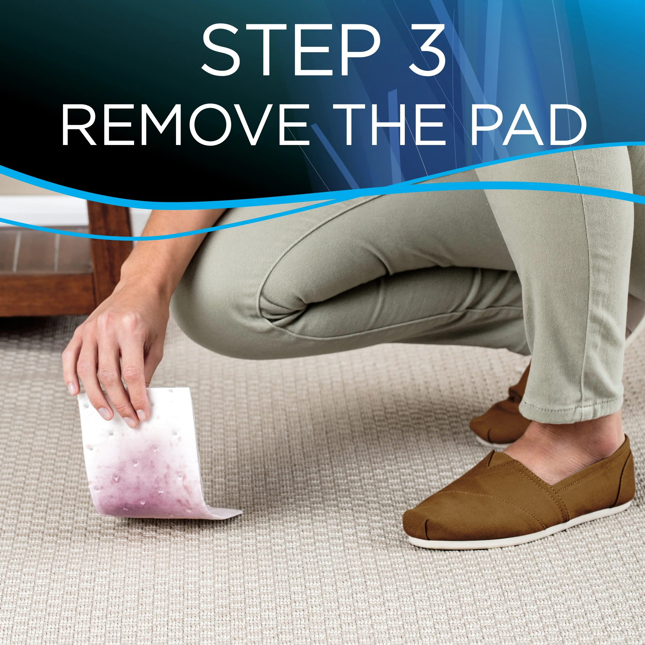 Bissell Stomp 'N Go Pet Lifting Pads + Oxy for Stain Removal on Carpet & Area Rug Cleaning, 20 Pack - Image 5