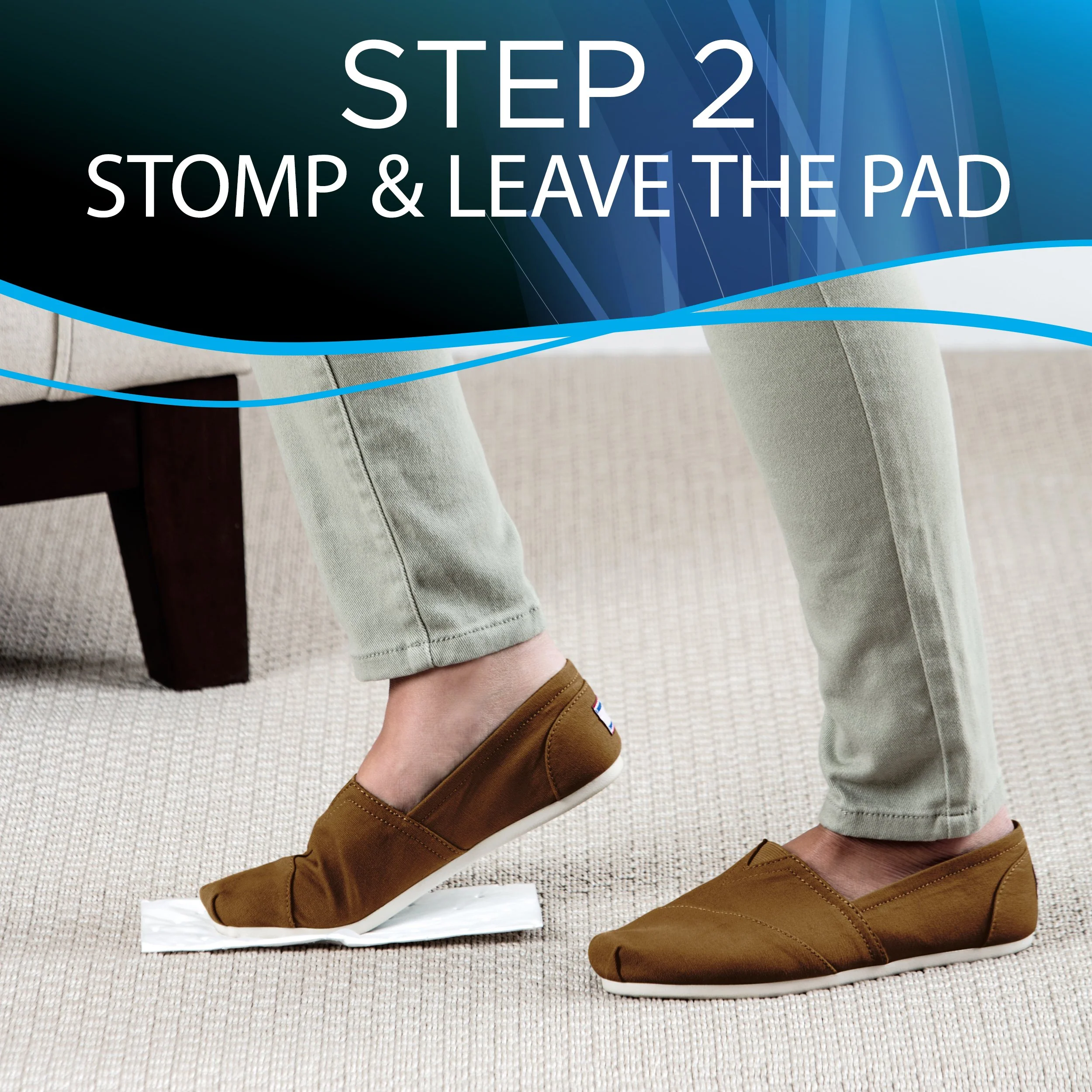 Bissell Stomp 'N Go Pet Lifting Pads + Oxy for Stain Removal on Carpet & Area Rug Cleaning, 20 Pack - Image 6