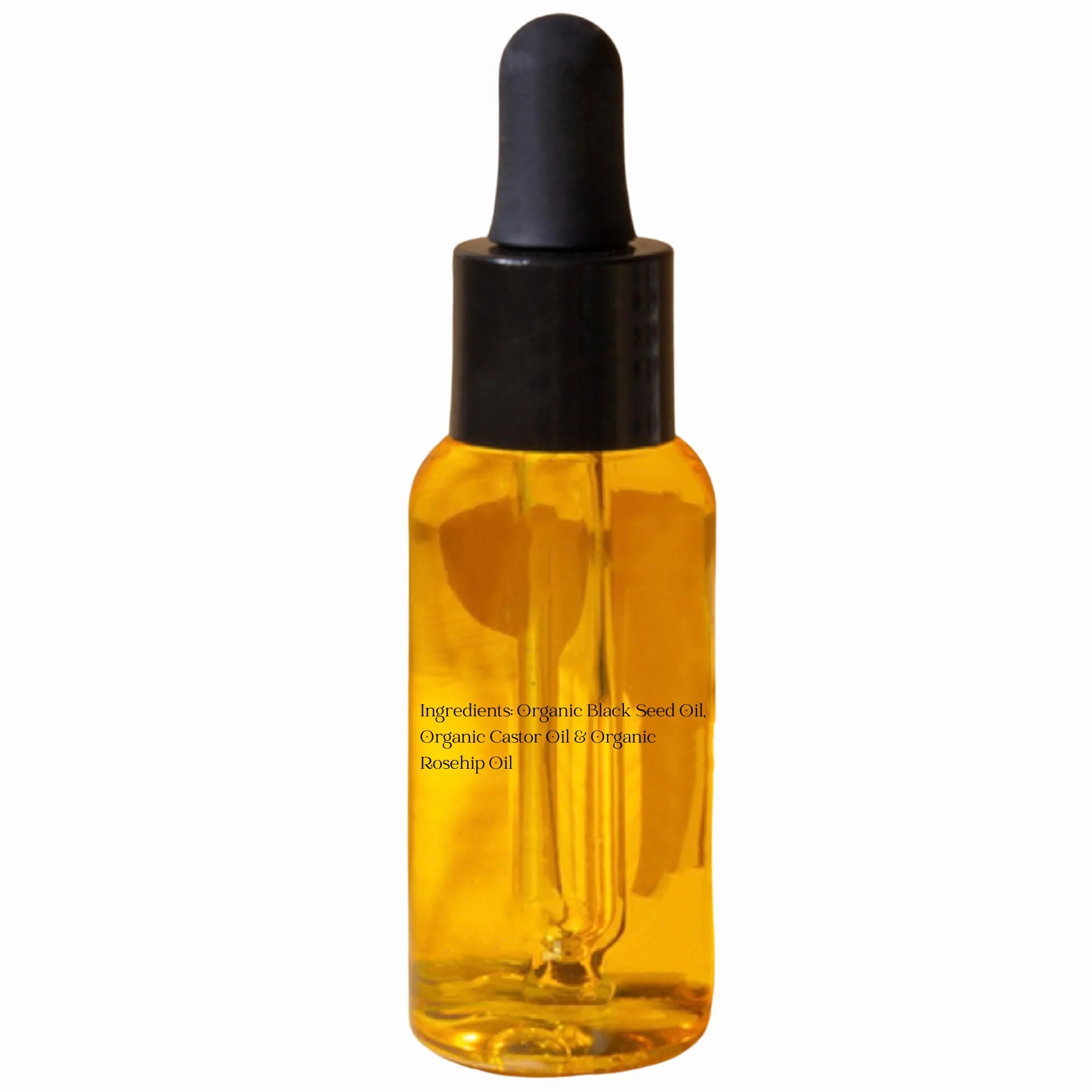 Black Seed Oil, Rosehip Oil, Castor Oil Organic Cold Pressed for Face Anti-Aging Miracle Facial Moisturizer Serum Natural Skincare Fortifying Hydrates Skin Moisturizing Beauty Glow Oil 1 Fl Oz/30mL - Image 2