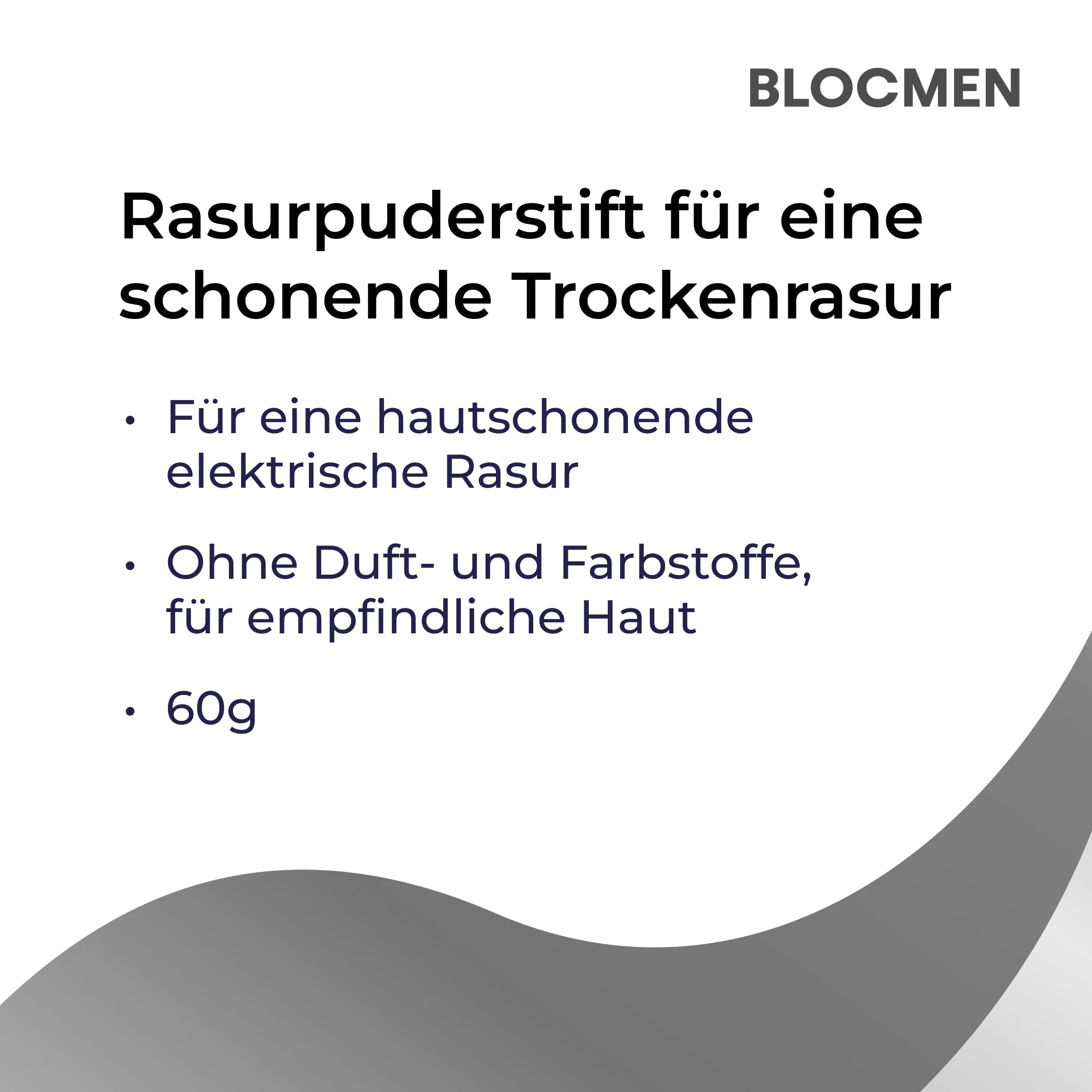 Blocmen Derma Pre Shave Powder Stick - Image 4