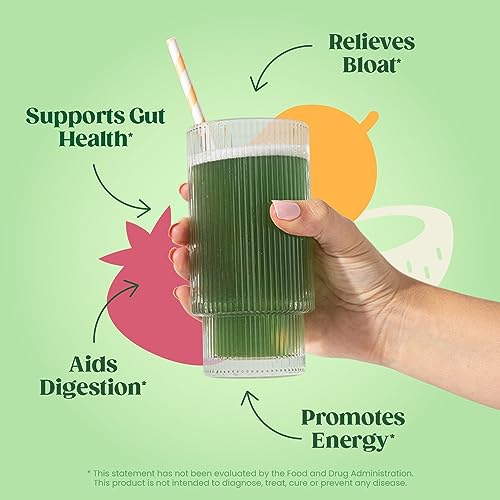 Bloom Nutrition Green Superfood Stick Packs | Super Greens Powder Juice & Smoothie Mix | Complete Whole Foods, Organic Spirulina and Chlorella, Probiotics, Digestive Enzymes, & Antioxidants (Variety) - Image 5