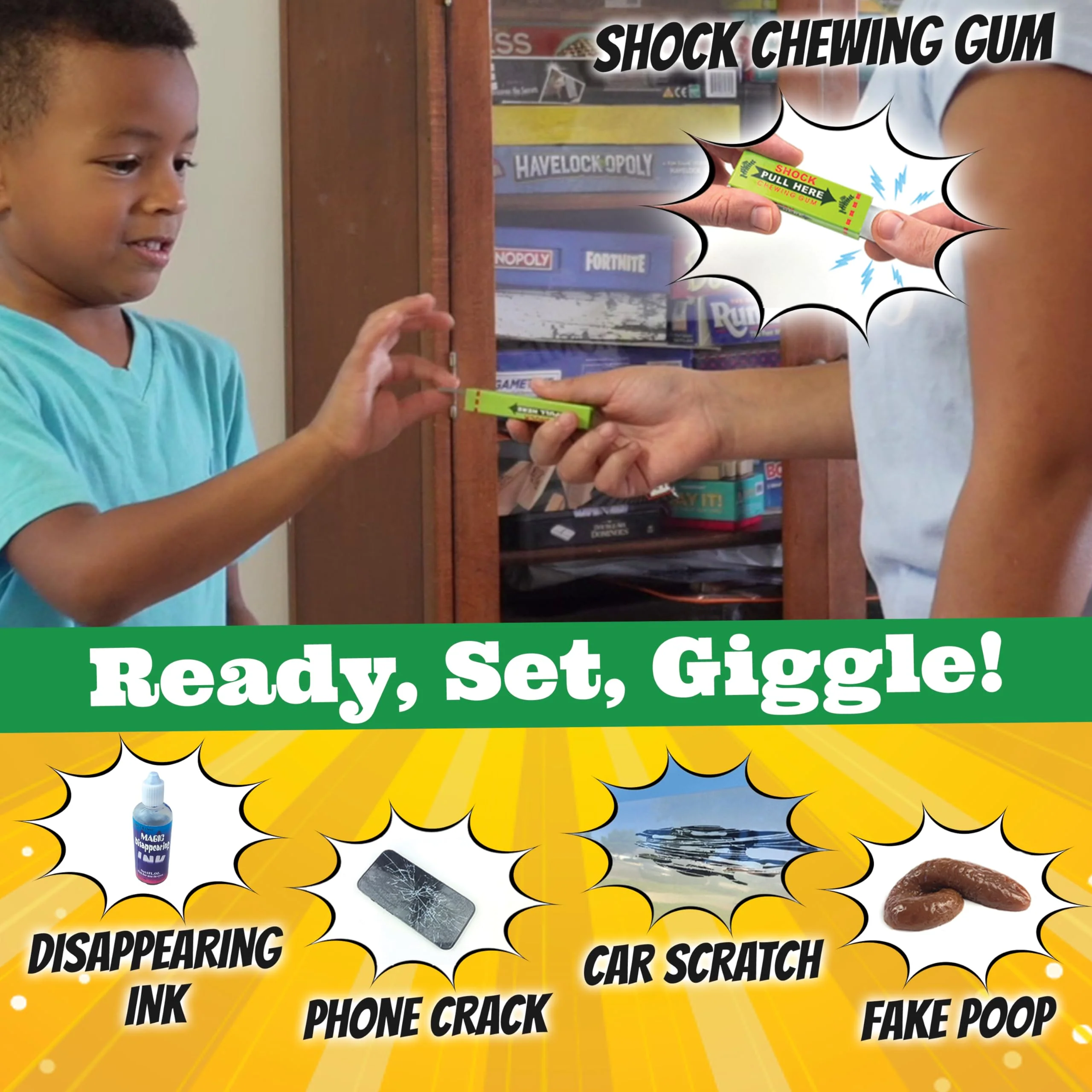 BLOONSY Prank Kit | 20 Ultimate Practical Jokes & Pranks for Kids | Prank Toys Pack Set Box for Gifts - Image 3
