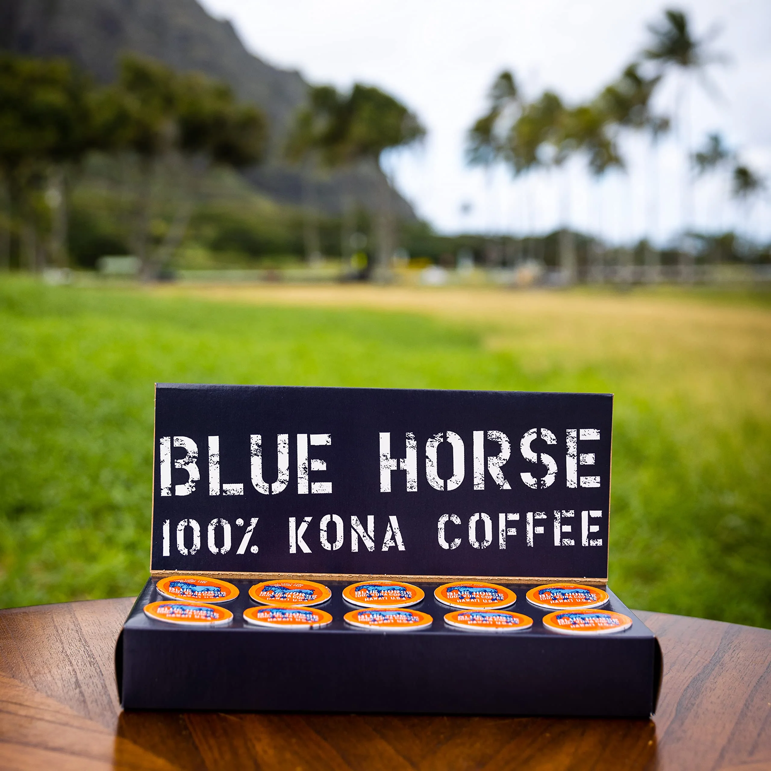 Blue Horse 100% Kona Coffee Pods, Medium Roast, 10ct Single Serve, Compatible with K Cups 2.0, Farm Fresh, Authentic Arabica Beans from Hawaii’s Big Island with a Smooth, Rich Flavor - Image 4