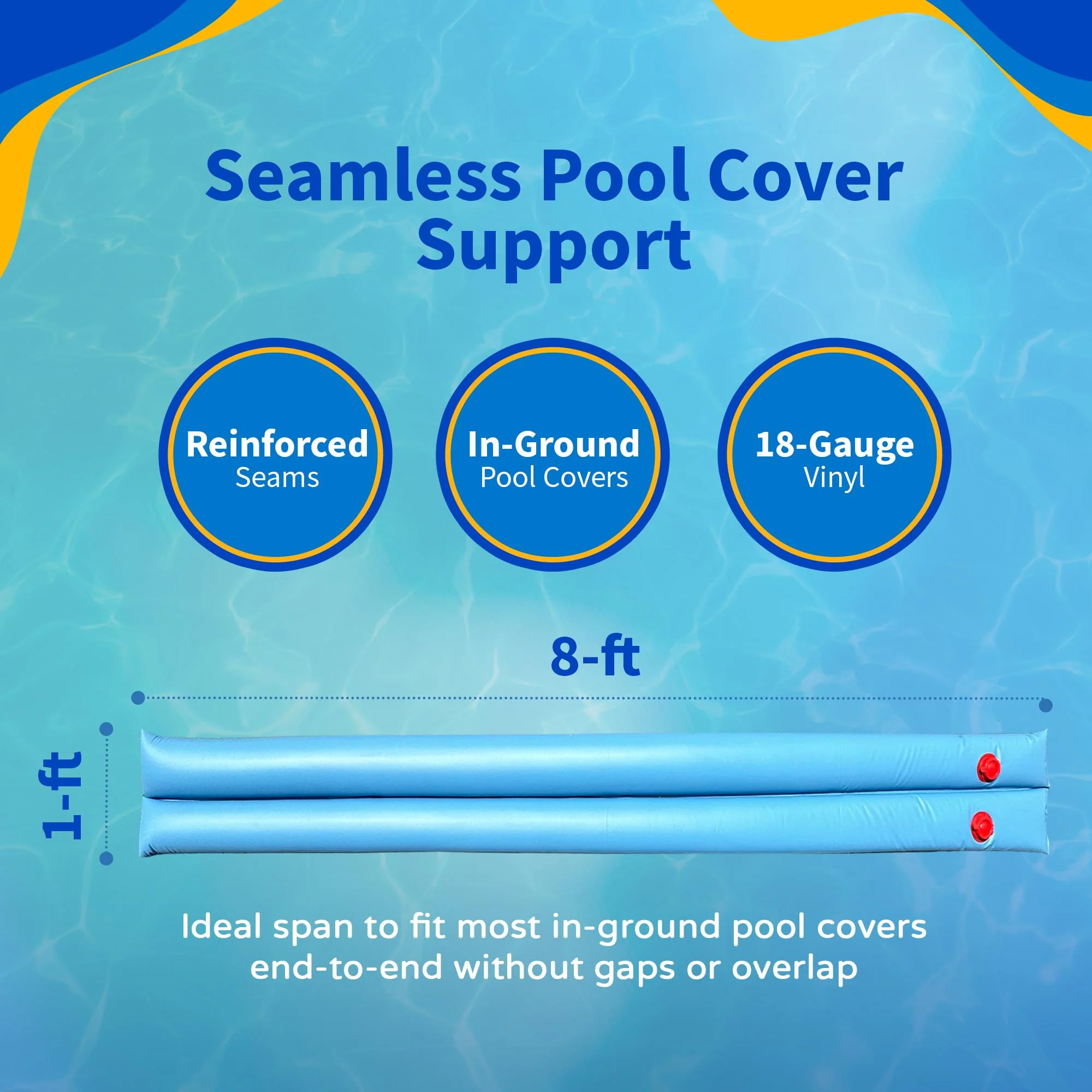 Blue Wave 8-ft Double Water Tube for Winter Pool Cover - 5 Pack - Image 6