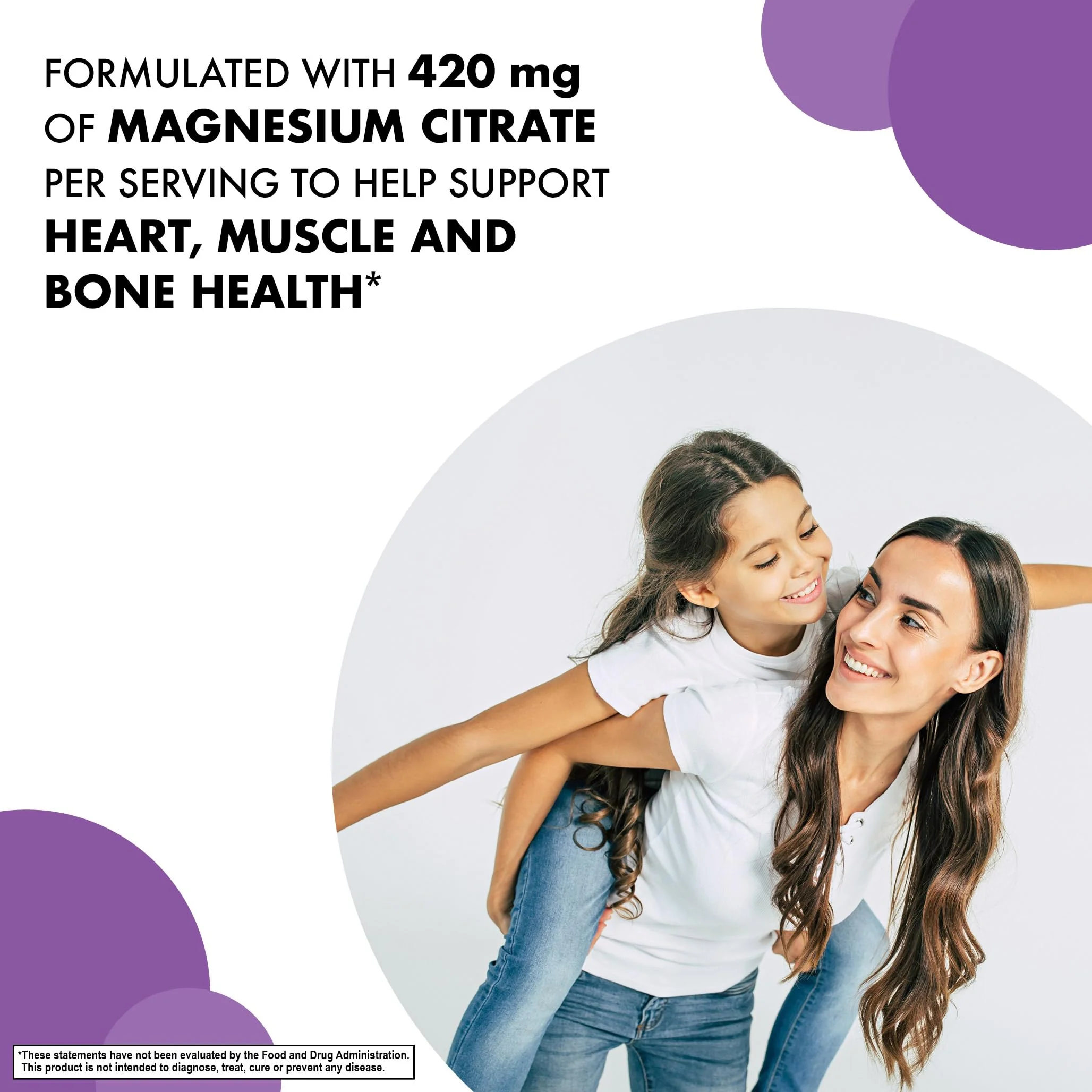 Bluebonnet Nutrition Magnesium Citrate 420 mg - Calm Mind & Body* – Supports Heart, Muscle & Sleep* - Non-GMO, Vegan, Kosher, Gluten-Free, Soy-Free, Milk-Free - 16 FL OZ, Mixed Berry Flavor - Image 4