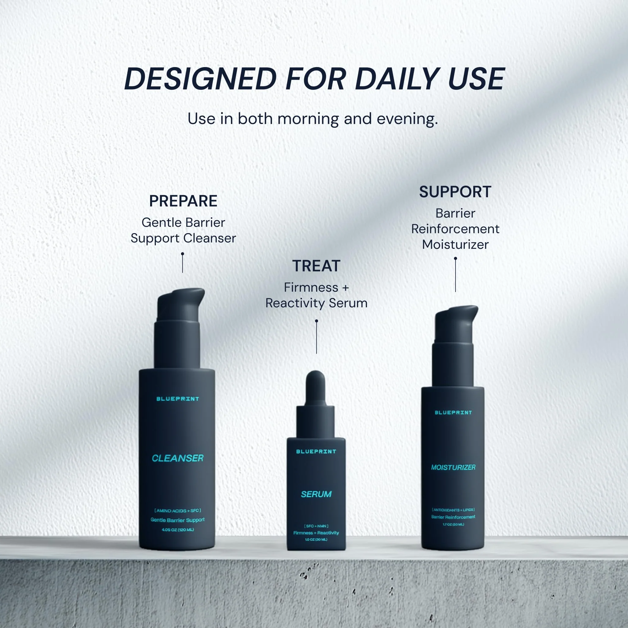 Blueprint Bryan Johnson Facial Serum with SFC & NMN – Age Defying Serum for Fine Lines, Firmness & Hydration – Longevity-Inspired Skin Care for Radiant, Youthful Skin – Fragrance Free & Vegan Formula - Image 4