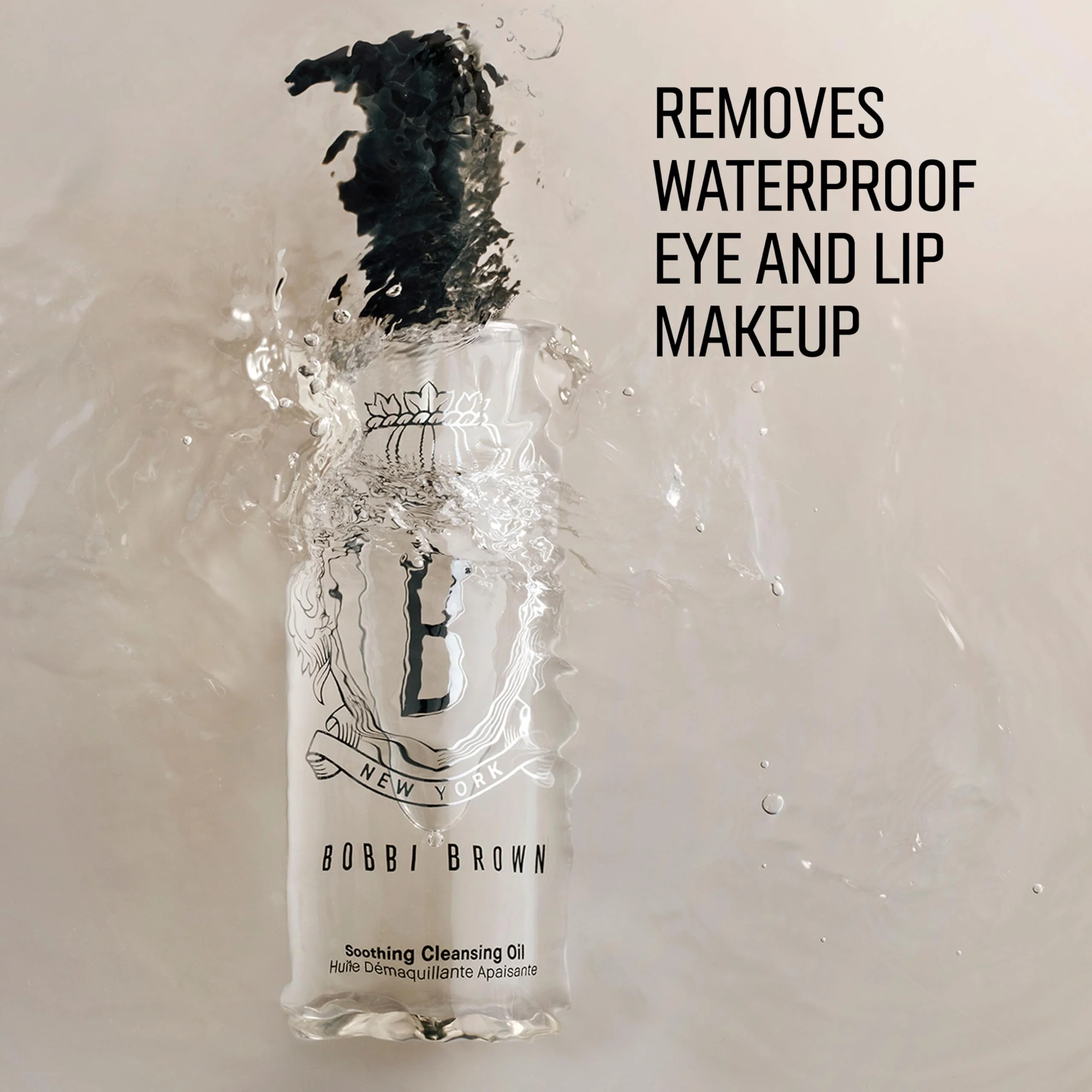 Bobbi Brown Soothing Cleansing Oil | Water-Light, Gentle Facial Cleanser for Waterproof Makeup | Non-Greasy Formula with Tsubaki Oil, 3.4 Fl Oz - Image 3
