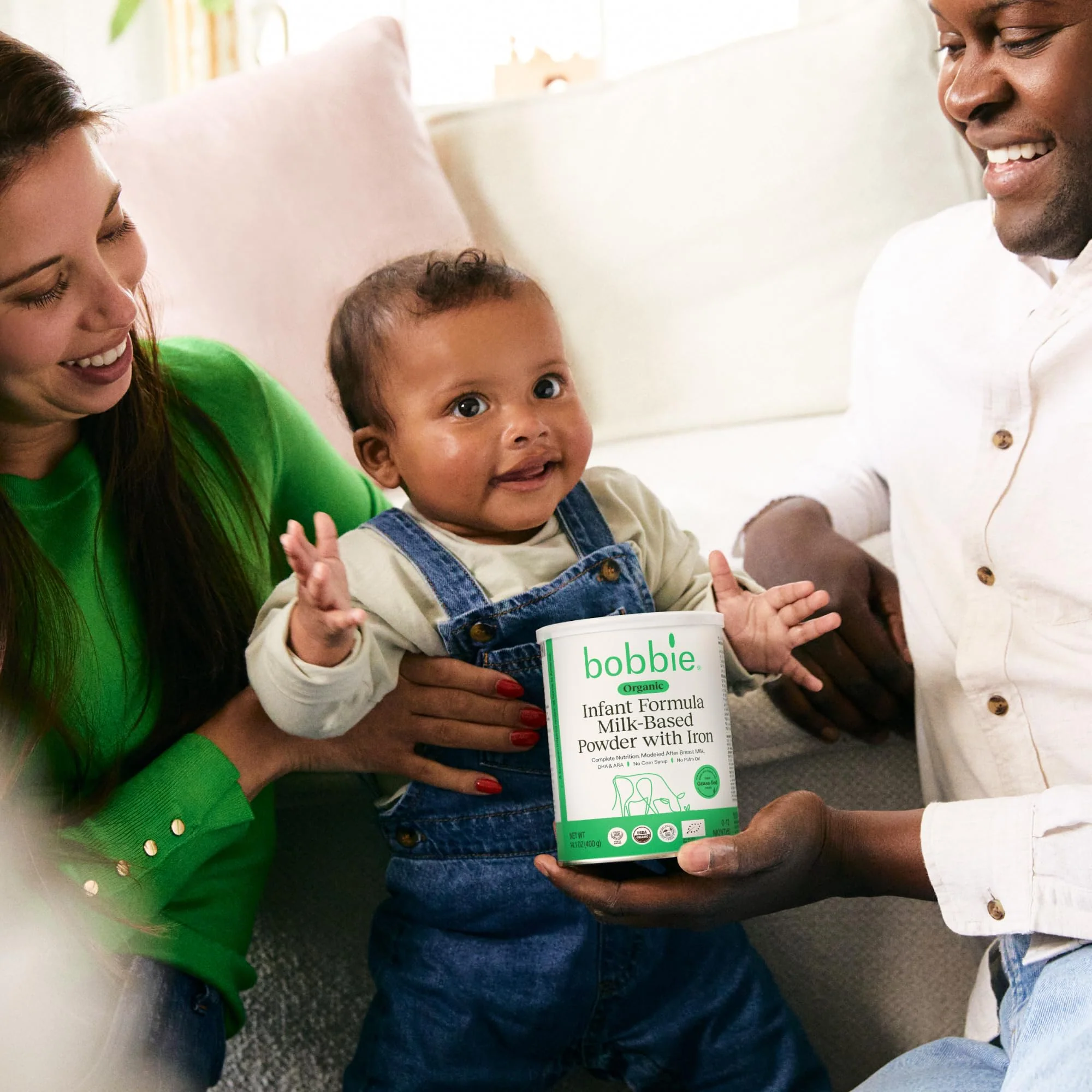 Bobbie Organic Baby Formula, Milk Based Powder with Iron, DHA and Vitamin D, Modeled After Breast Milk, Organic Baby Formula for Newborn to 12 Months Old Infant, 14.1 oz, 1 Pack - Image 3