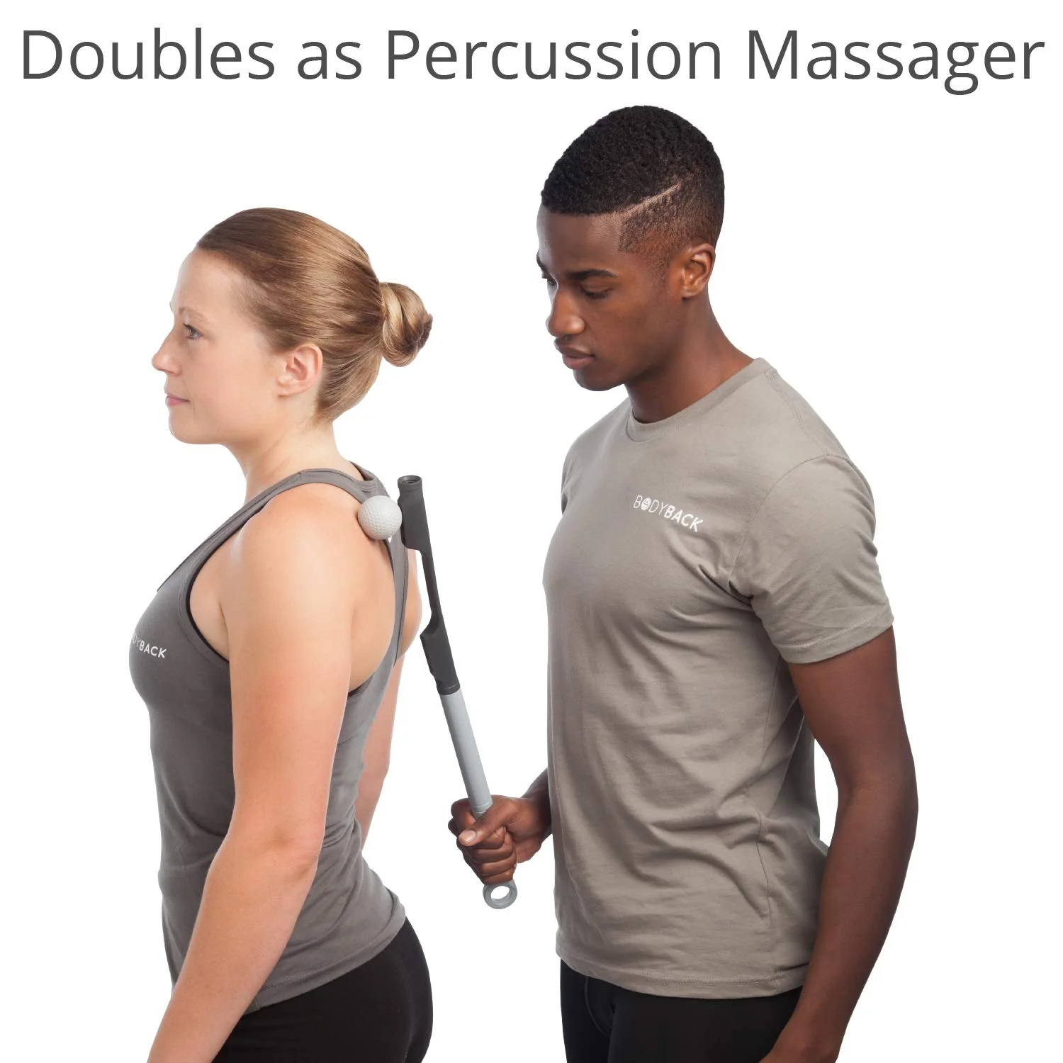 Body Back AccuMassage - Dual Pressure Point Massage Tool & Massage Hammer - 2 in 1 Design - Shiatsu Neck Massager Tool, Golf Ball Percussion Massager for Deep Tissue - Image 6