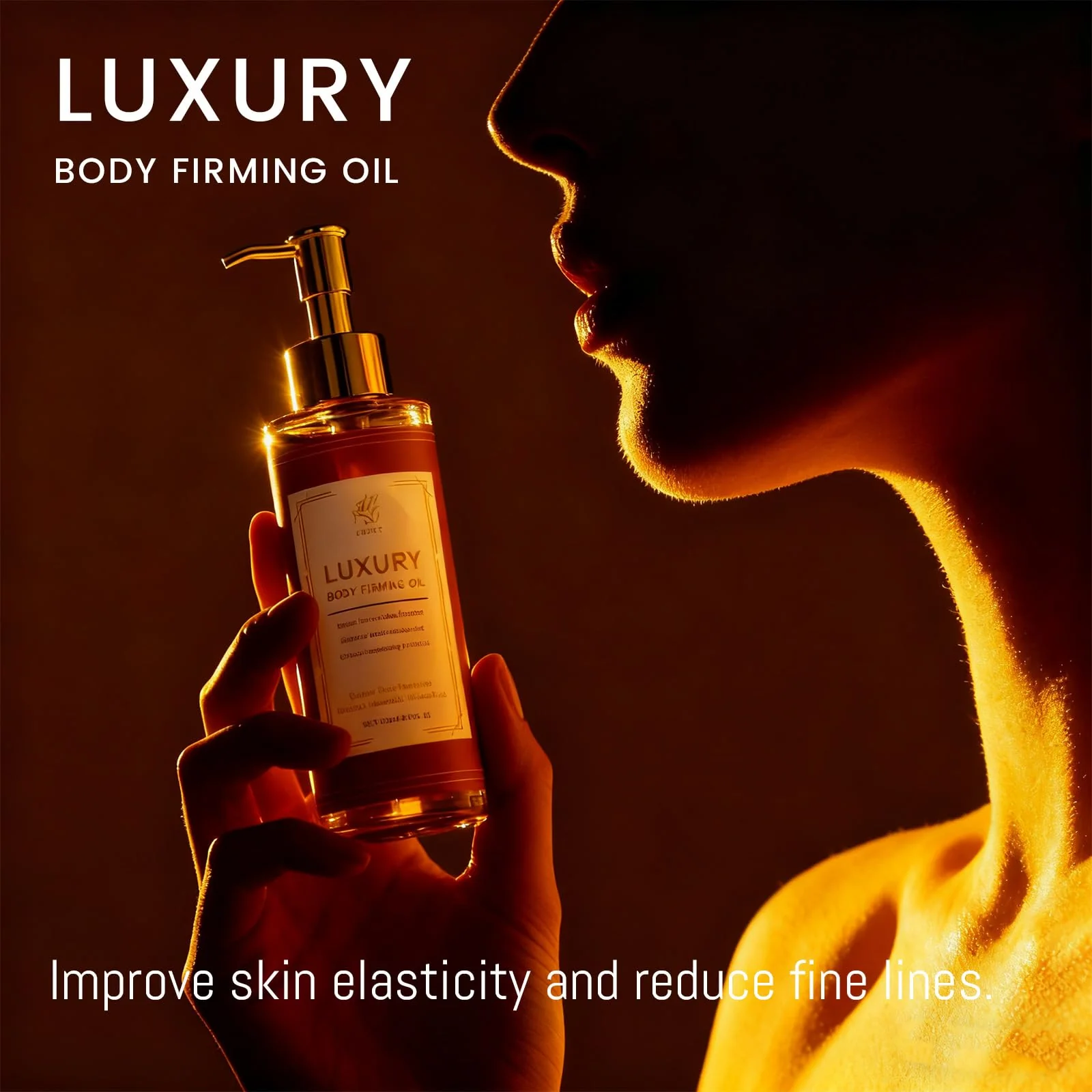 Body Firming Oil - Luxury Toning & Tightening Treatment for Crepey Skin - Hydrating, Nourishing Elixir to Improve Skin Texture & Elasticity - 120ml (1) - Image 4