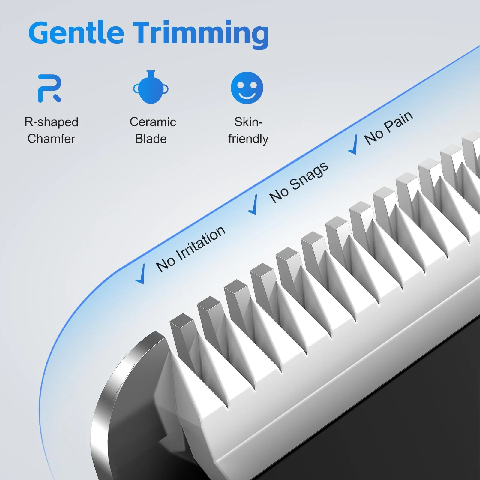 Body Hair Trimmer for Men: Manscape Electric Razor, Versatile Hair Trimmer for Groin, Beard, Nose/Ear Hair, Waterproof & USB-C Rechargeable,Travel Lock,Christmas Gifts for Men - Image 5