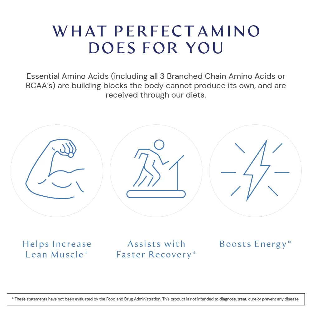 BodyHealth PerfectAmino Tablets (150 ct), Essential Amino Acid with BCAAs + Lysine, Phenylalanine, Threonine, Methionine, Tryptophan, Supplement for Muscle Mass Production, Recovery & Strength - Image 3