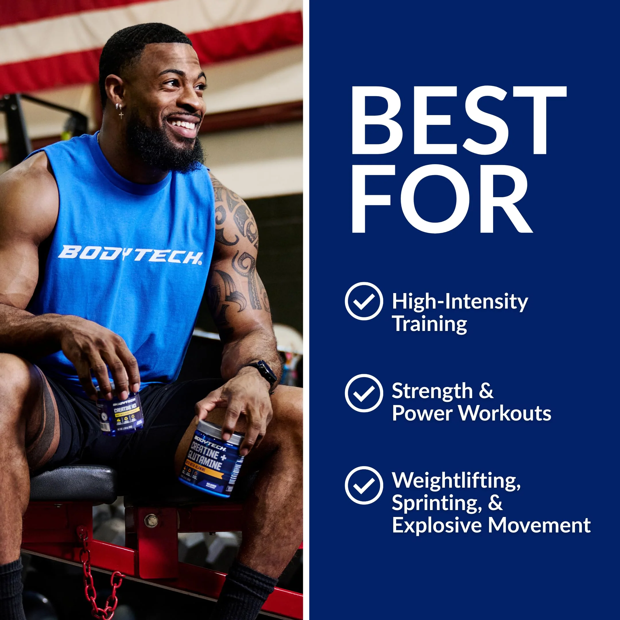 BodyTech 100% Pure Creatine Monohydrate Powder - Micronized for Maximum Absorption - Supports Muscle Strength & Power Output - Cherry Ice (13.58 oz, 55 Servings) - Image 7