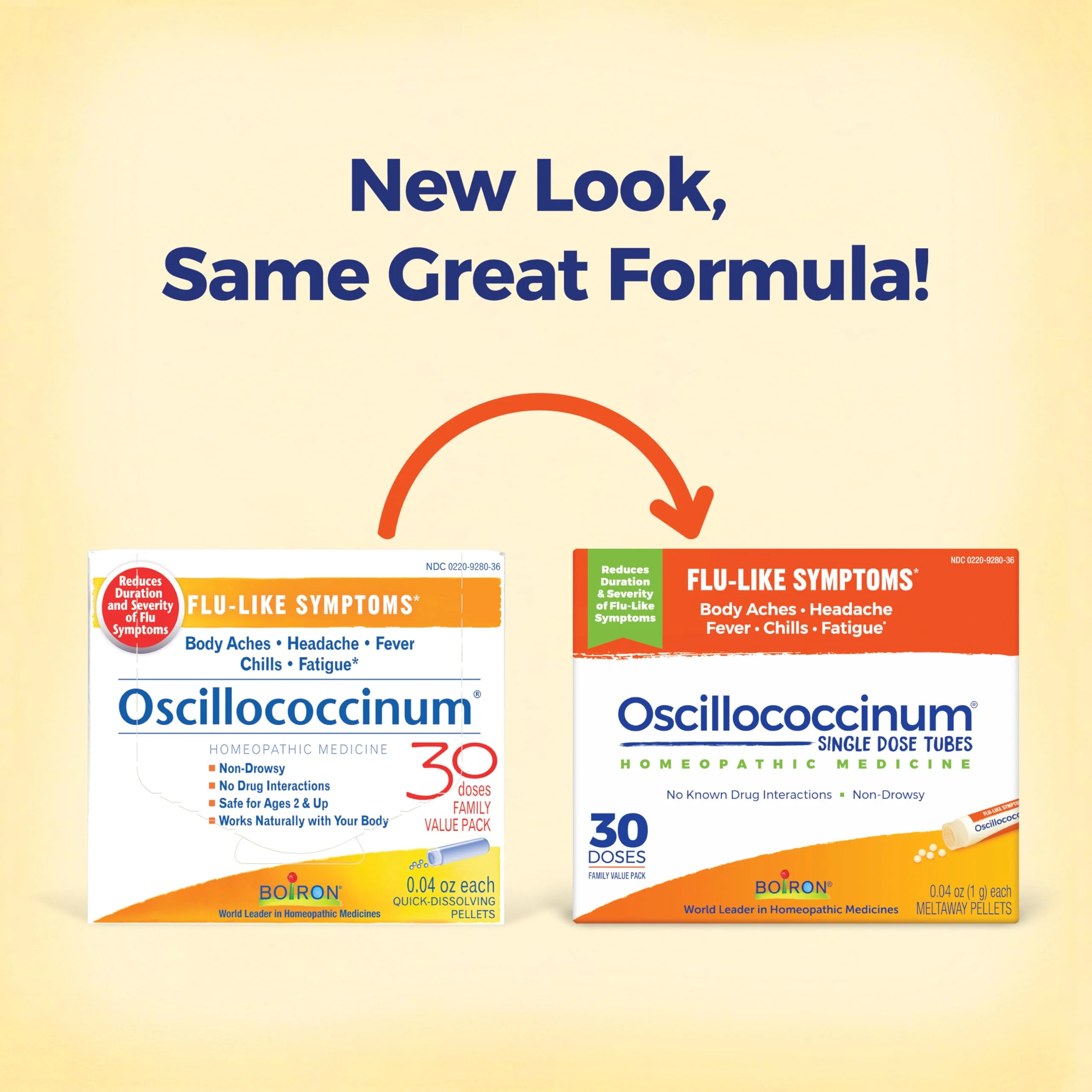 Boiron Oscillococcinum for Relief from Flu-Like Symptoms of Body Aches, Headache, Fever, Chills, and Fatigue - 30 Doses - Image 2