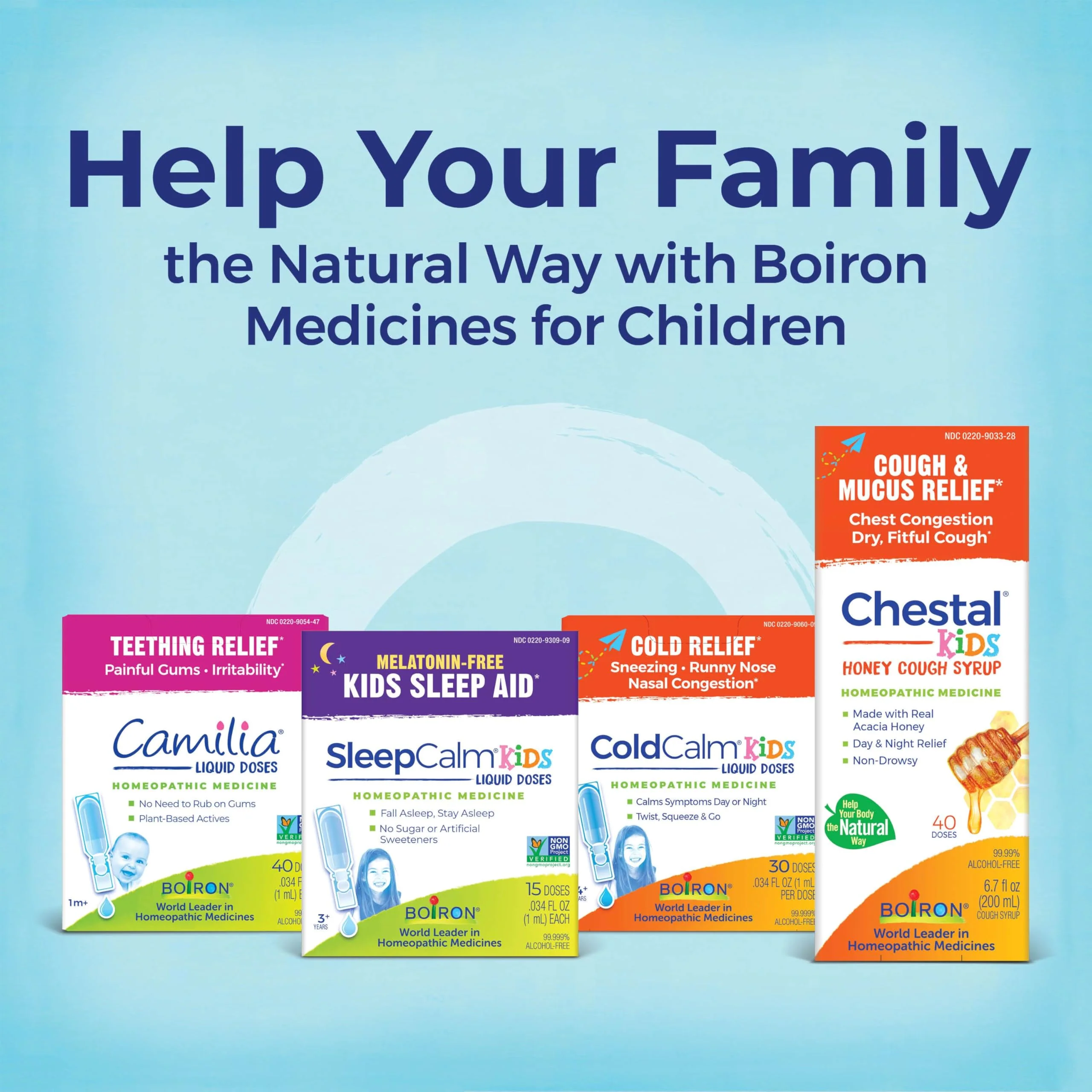 Boiron SleepCalm Kids Sleep Aid for Deep, Relaxing, Restful Nighttime Sleep - Melatonin-Free and Non Habit-Forming - 2 Count (160 Pellets) (Pack of 2) - Image 3