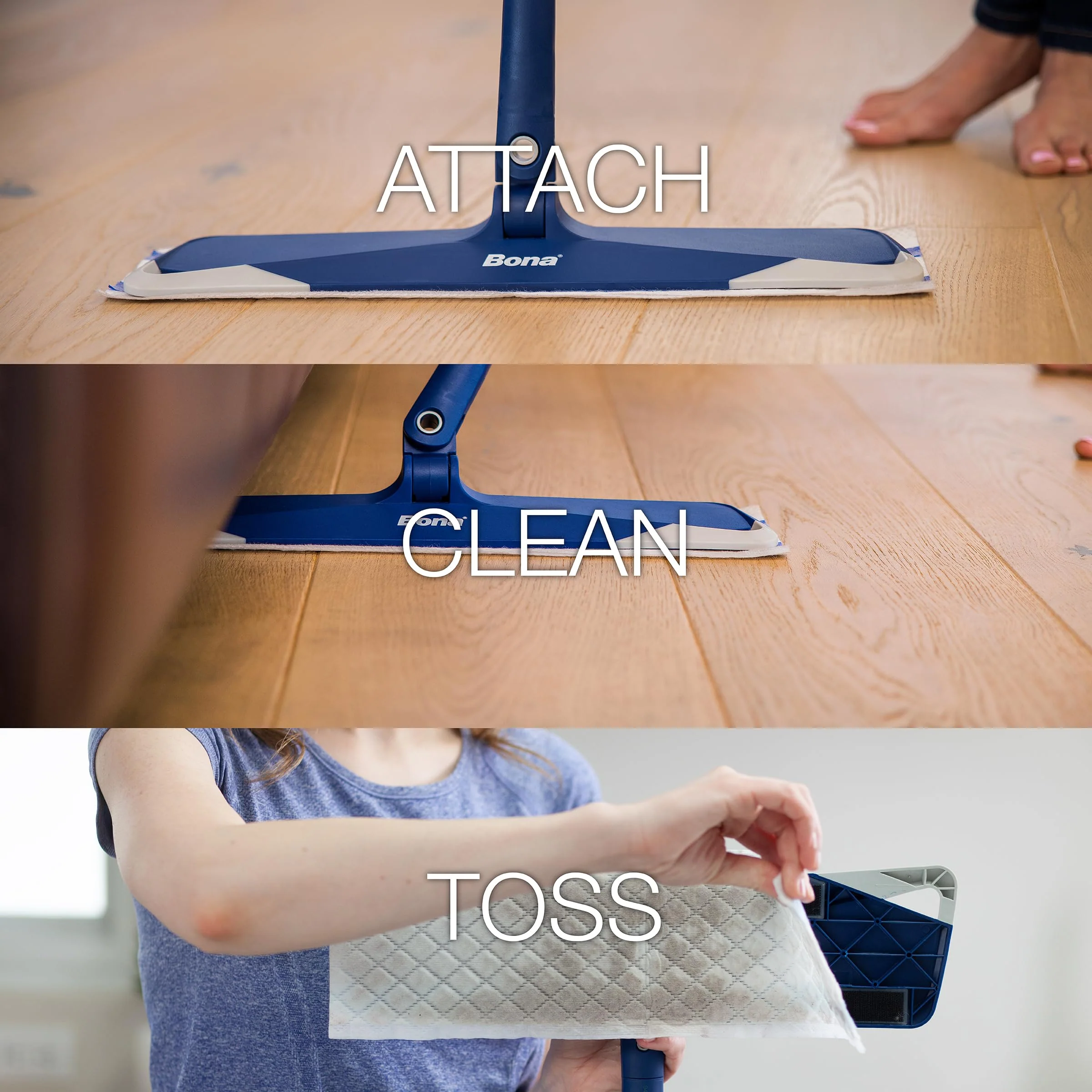 Bona® Disposable Wet Cleaning Pads for Hardwood Floors, Lavender Scent (Pack of 2) - Image 3