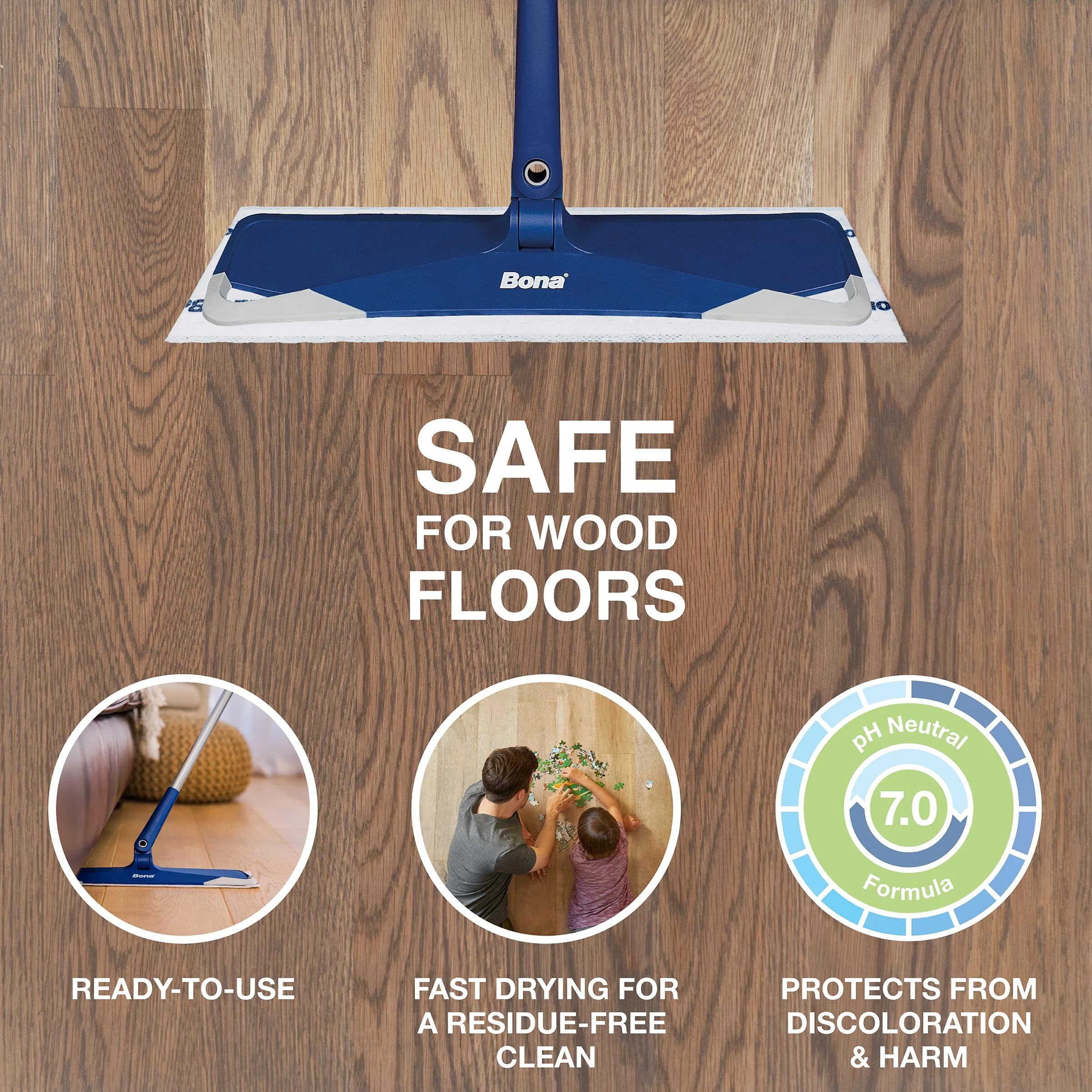 Bona® Disposable Wet Cleaning Pads for Hardwood Floors, Lavender Scent (Pack of 2) - Image 6