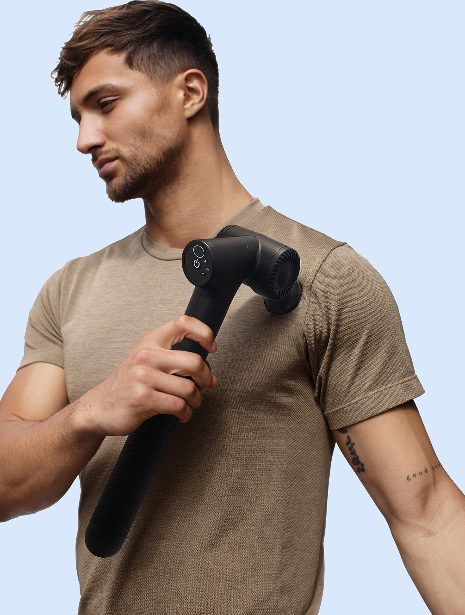 BONDIR R2 PRO Massage Gun - Articulating Deep Tissue Back Massager with Extension Handle and 7X Heads Including Heated Attachment - Image 7