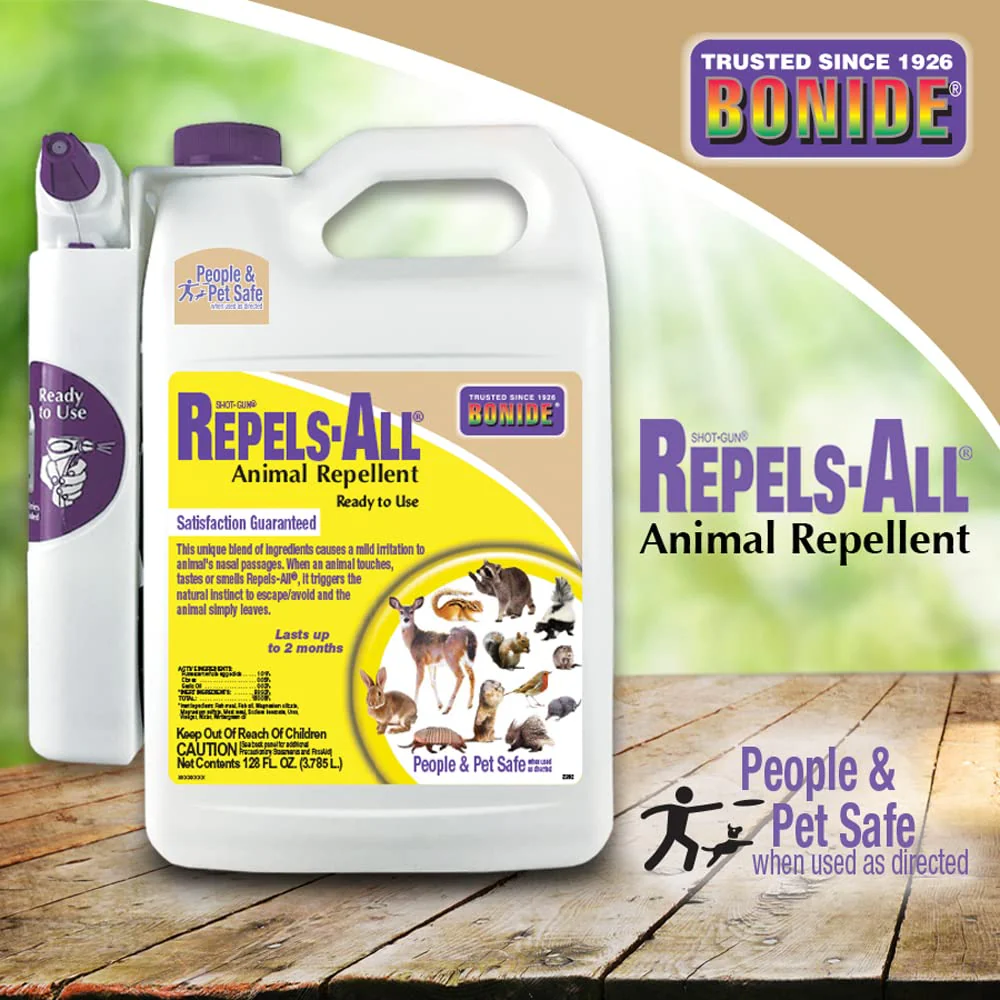 Bonide Repels-All Animal Repellent, 128 oz Ready-to-Use with Power Sprayer, Deters Pests from Lawn & Garden, People & Pet Safe - Image 5