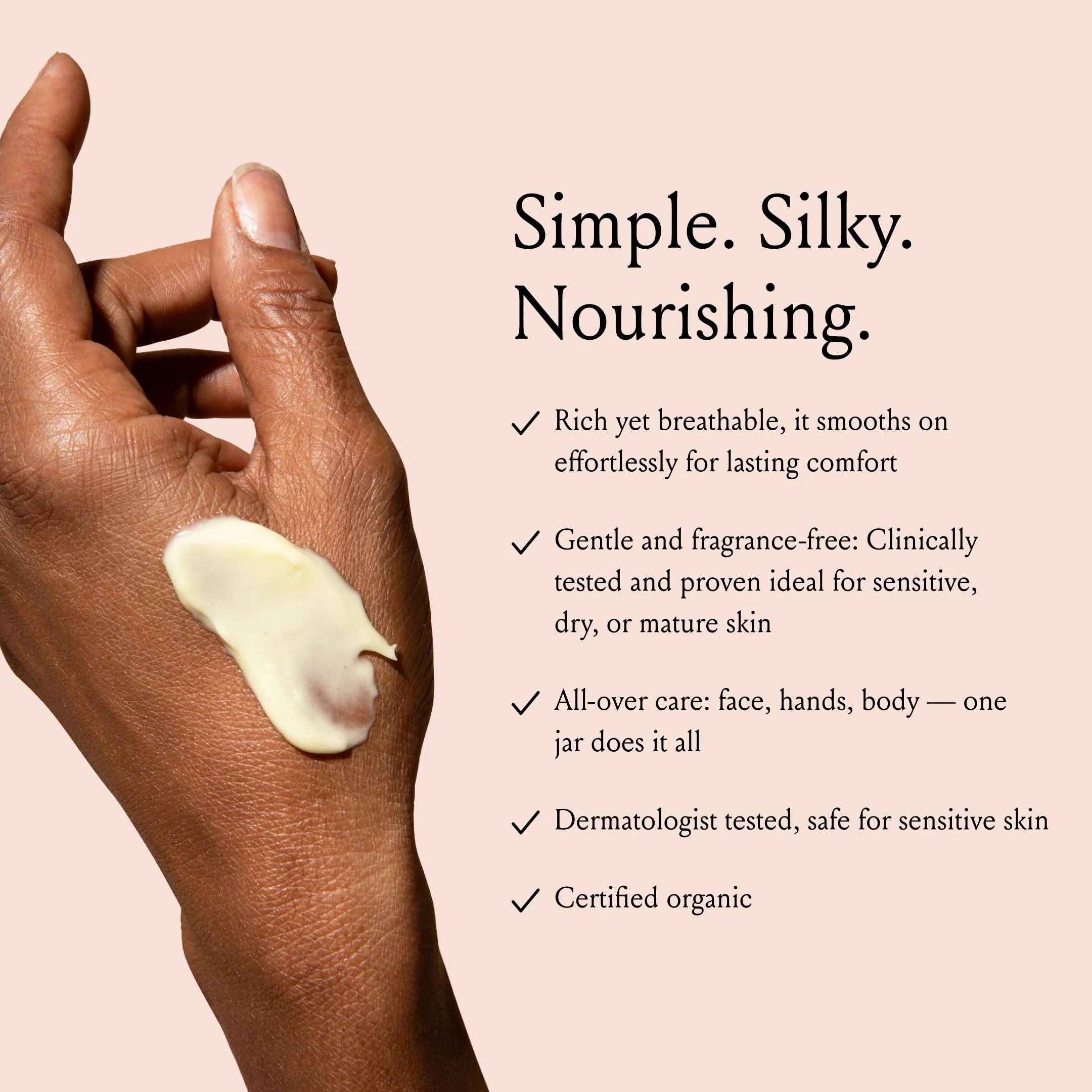 Boomsilk ® Face Moisturizer Cream, Rejuvenating Face Lotion & Facial Moisturizer for Mature Skin with Olive Oil, Beeswax & Honey, Hydrating Body Lotion for Women, 2 oz Boom Beauty by Cindy Joseph - Image 4