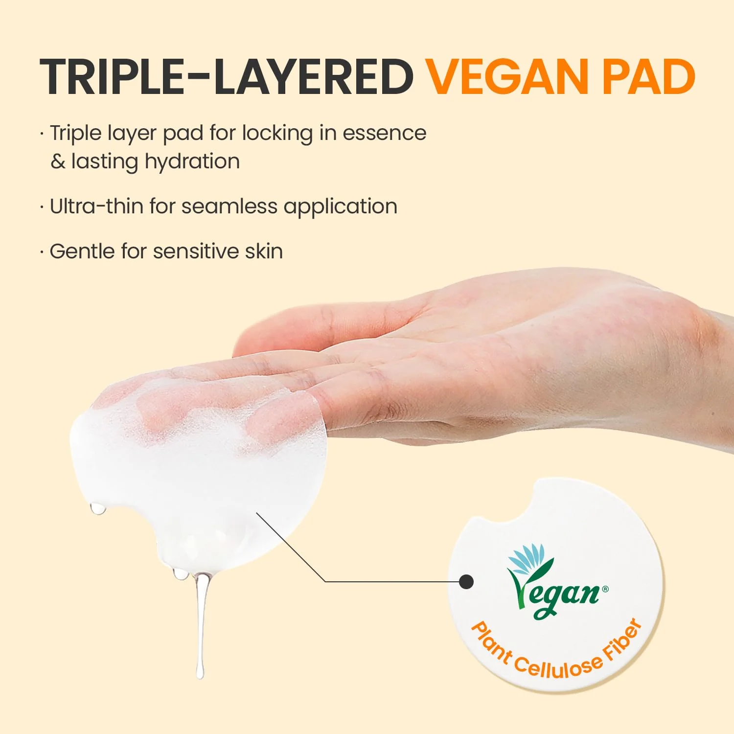 Boosting Toner Pads for Face Oily Skin Korean, #OOTD Vitamin C Niacinamide Heartleaf Hydrating Calming Redness, Vitamin C Toner Pad 70Pads 4.05oz 120ml - Image 3