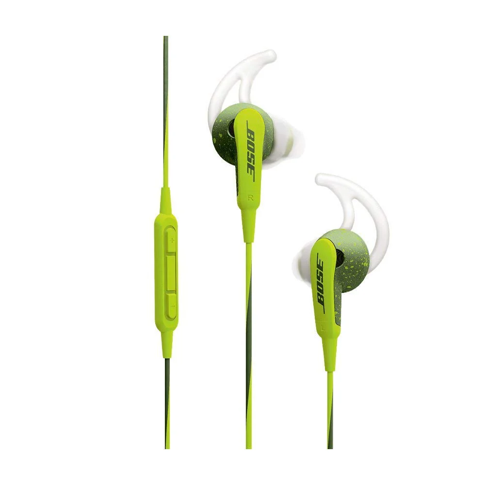 Bose SoundSport In-Ear Headphones For Apple Devices (741776-0030) - Energy Green (Renewed) - Image 2