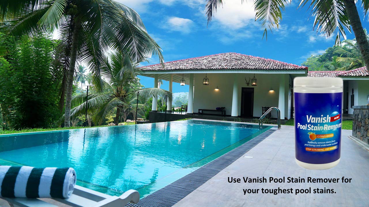 Bosh Chemical Vanish Pool & Spa Stain Remover 2 Pack (4LBS)- Natural Safe Citrus Based, Works Excellent on Vinyl, Fiberglass, and Metals, Removes Rust and Other Tough Stains - Image 3