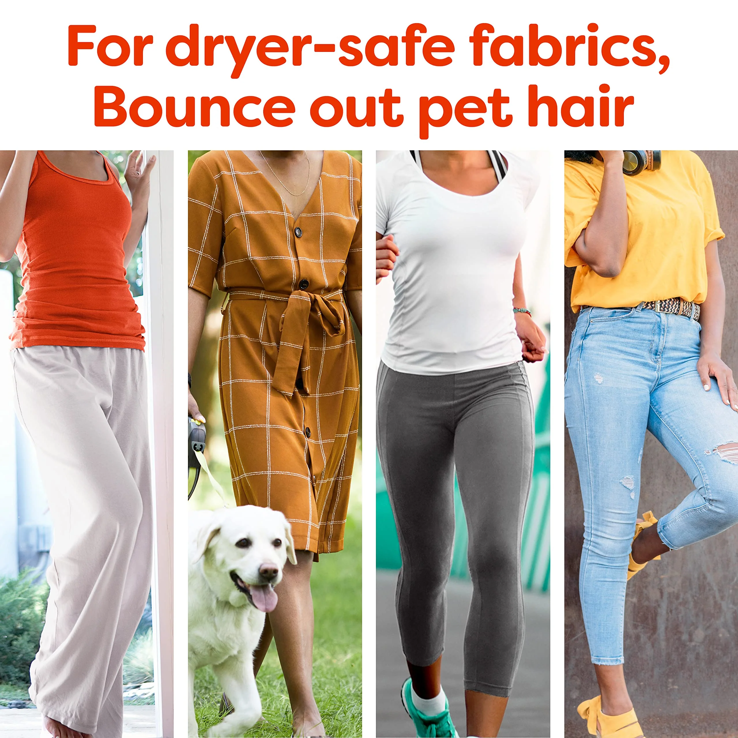Bounce Dryer Sheets, Pet Hair and Lint Guard | Fresh Scent | Mega Size | 50 Count, Pack of 6 - Image 5