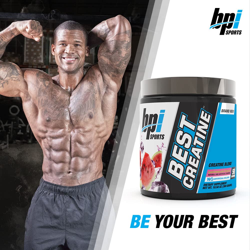 BPI Sports Best Creatine - Includes 6 Advanced Forms of Creatine - Supports Muscle Building and Post-Workout Recovery - Watermelon Cooler, 50 Servings (Pack of 2) - Image 4